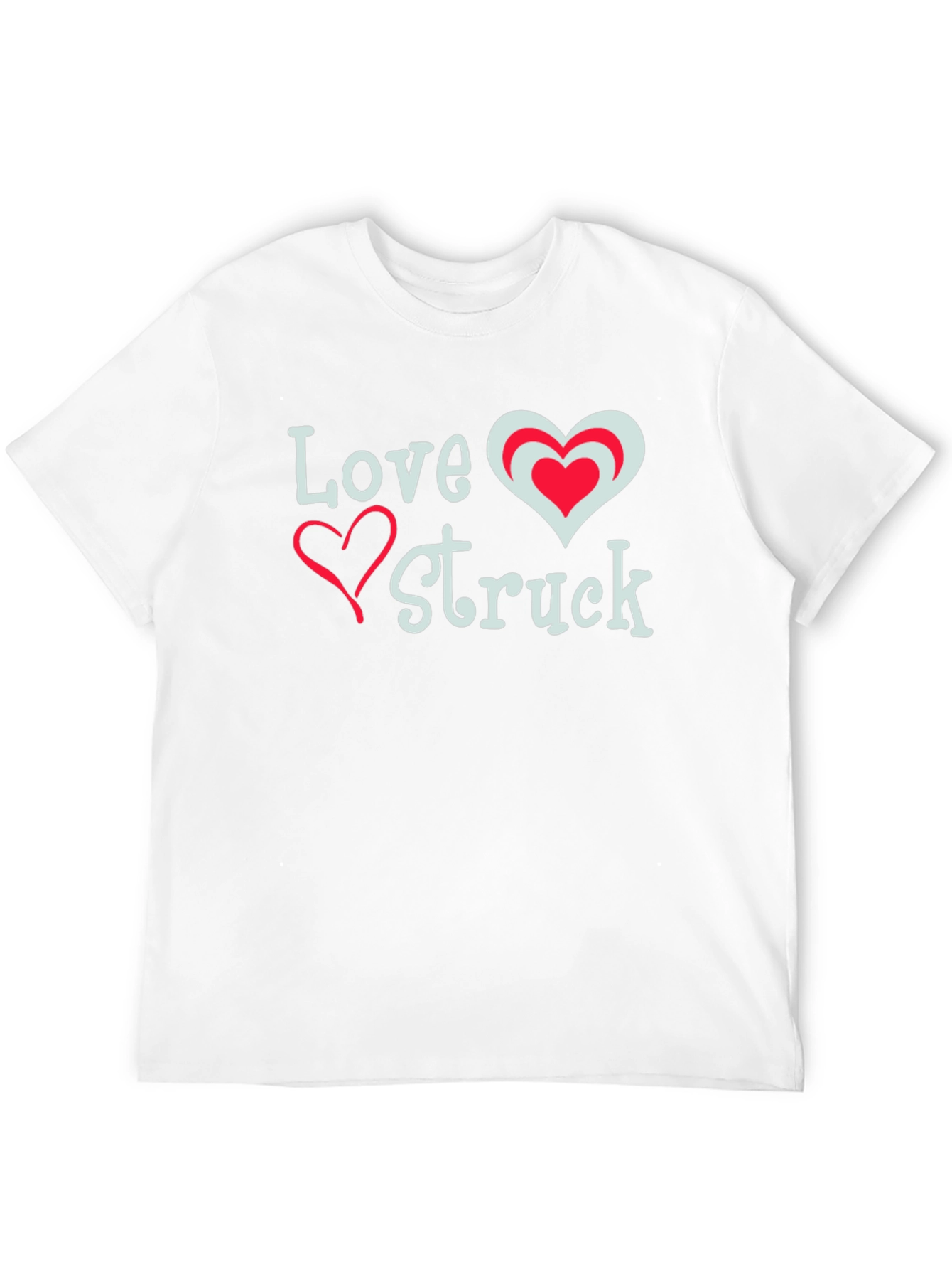 Black Love Struck Graphic Tee - Valentine's Day Shirt view 12