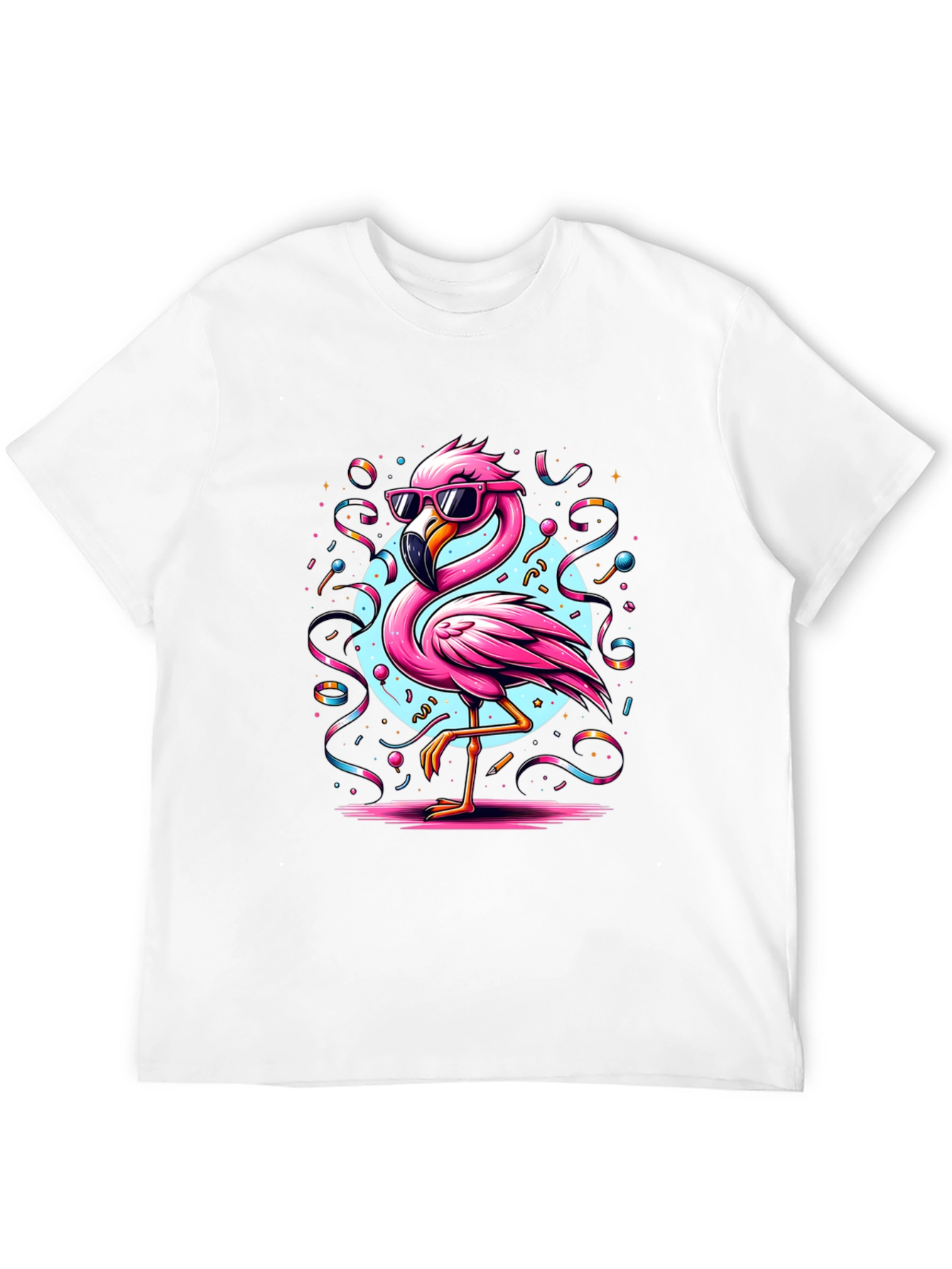 Black Flamingo T-Shirt - Cool Summer Vibes view 12