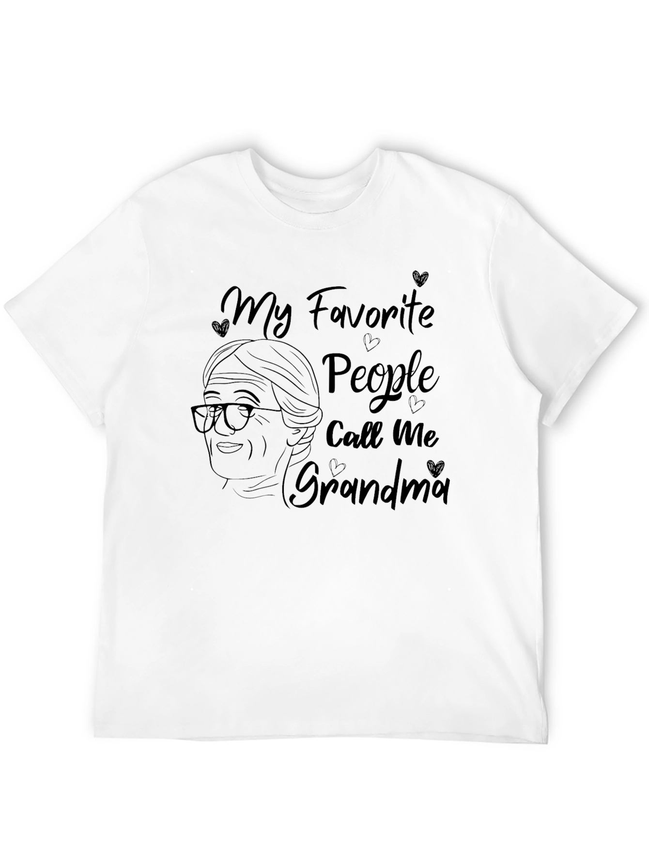Black My Favorite People Call Me Grandma T-Shirt view 12