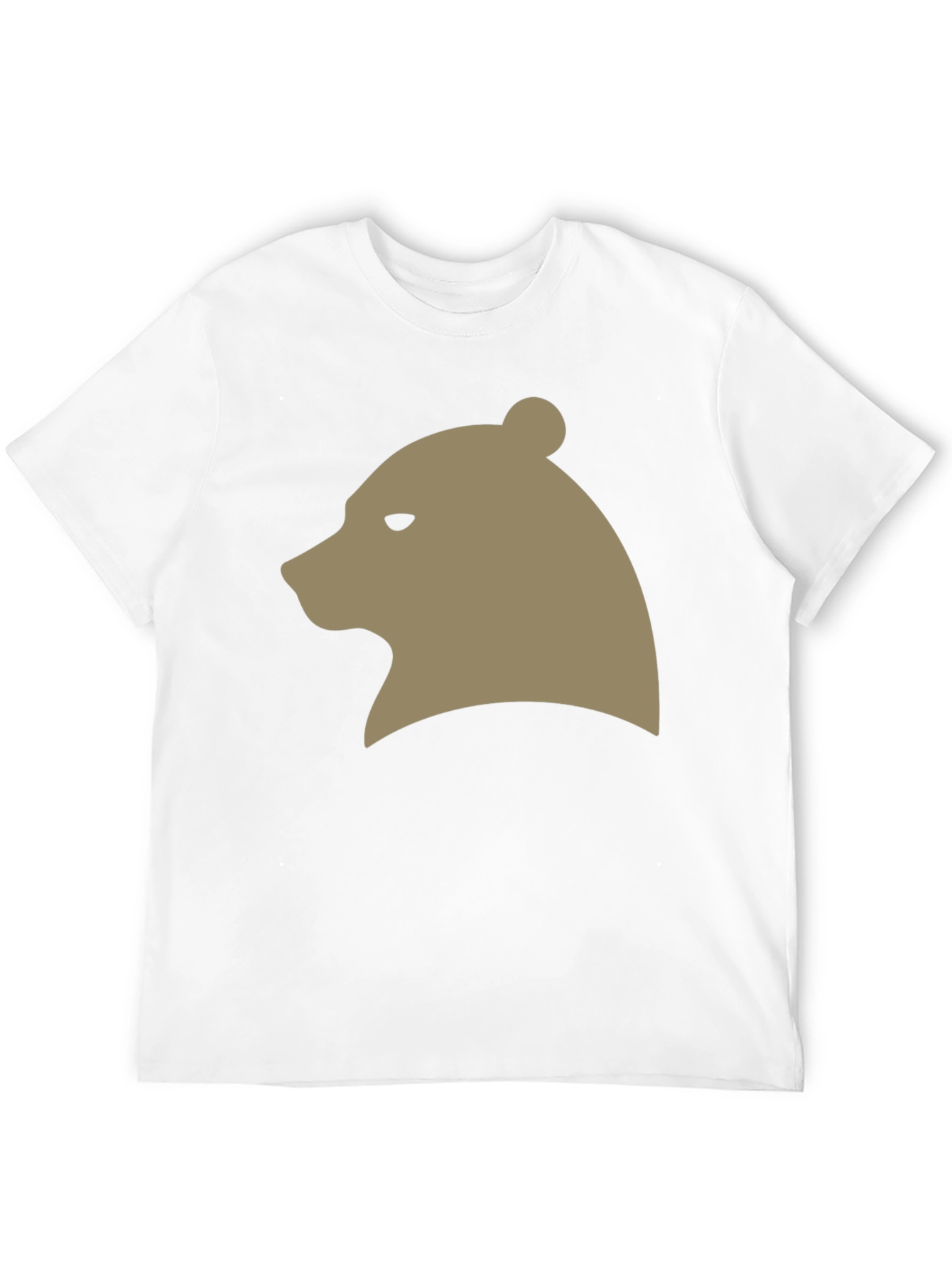Black Bear Silhouette Graphic Tee - Casual Black T-Shirt view 12