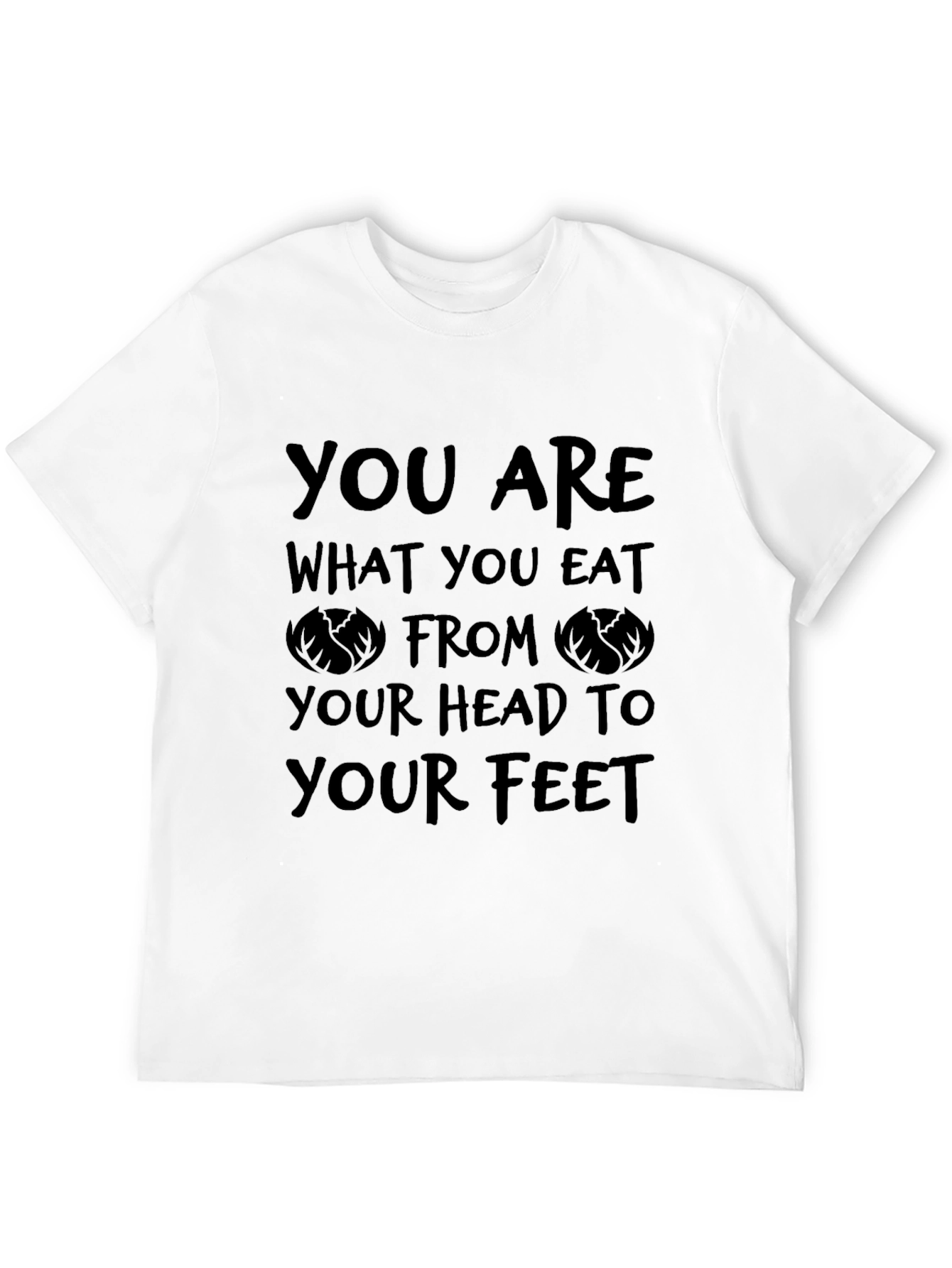 Black You Are What You Eat T-Shirt view 12