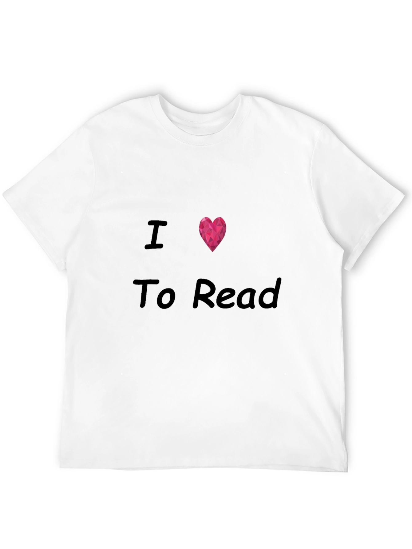 Black I Heart to Read Black T-Shirt view 12