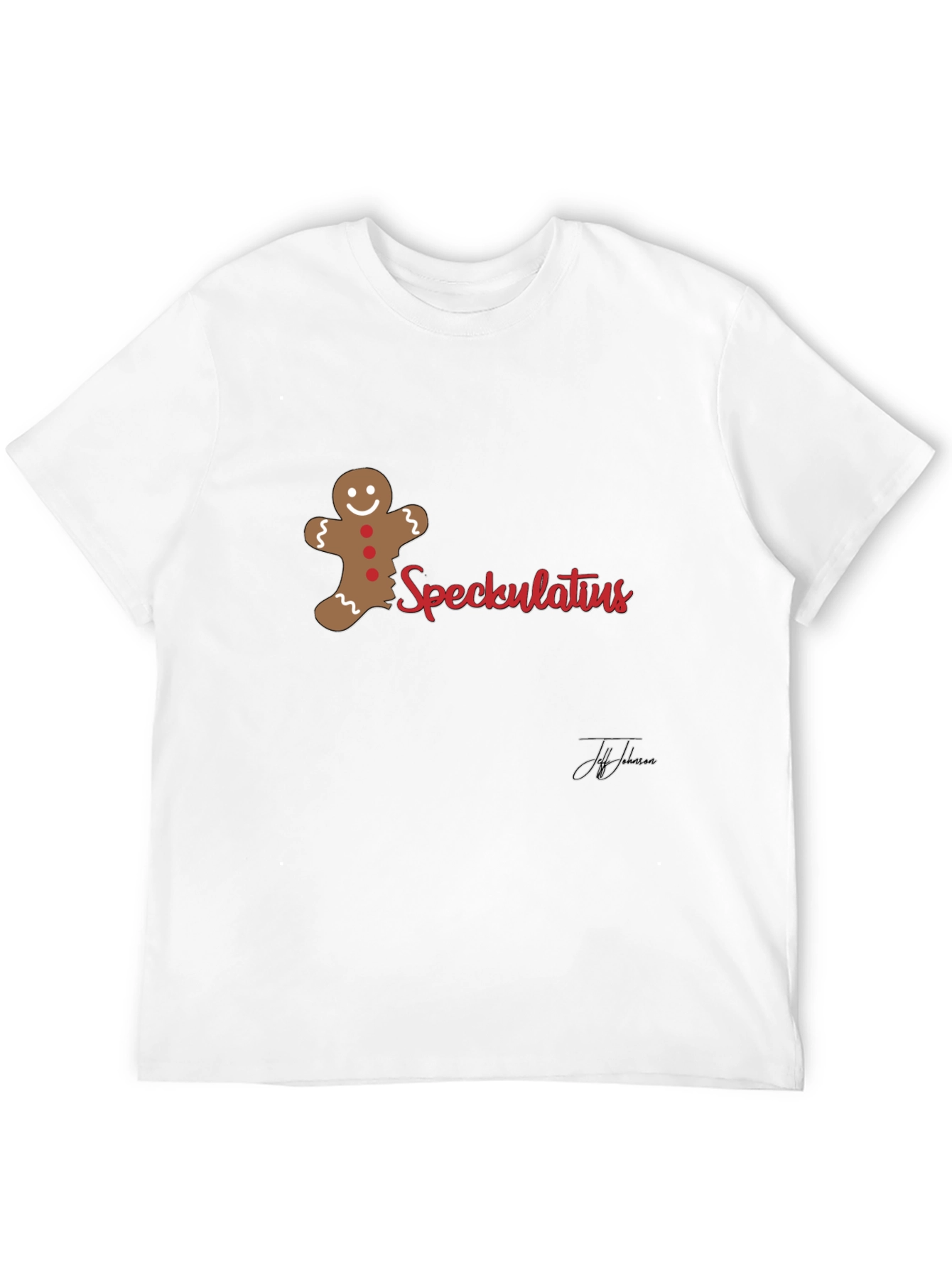 Spekulatius Gingerbread Men Black T-Shirt - 12