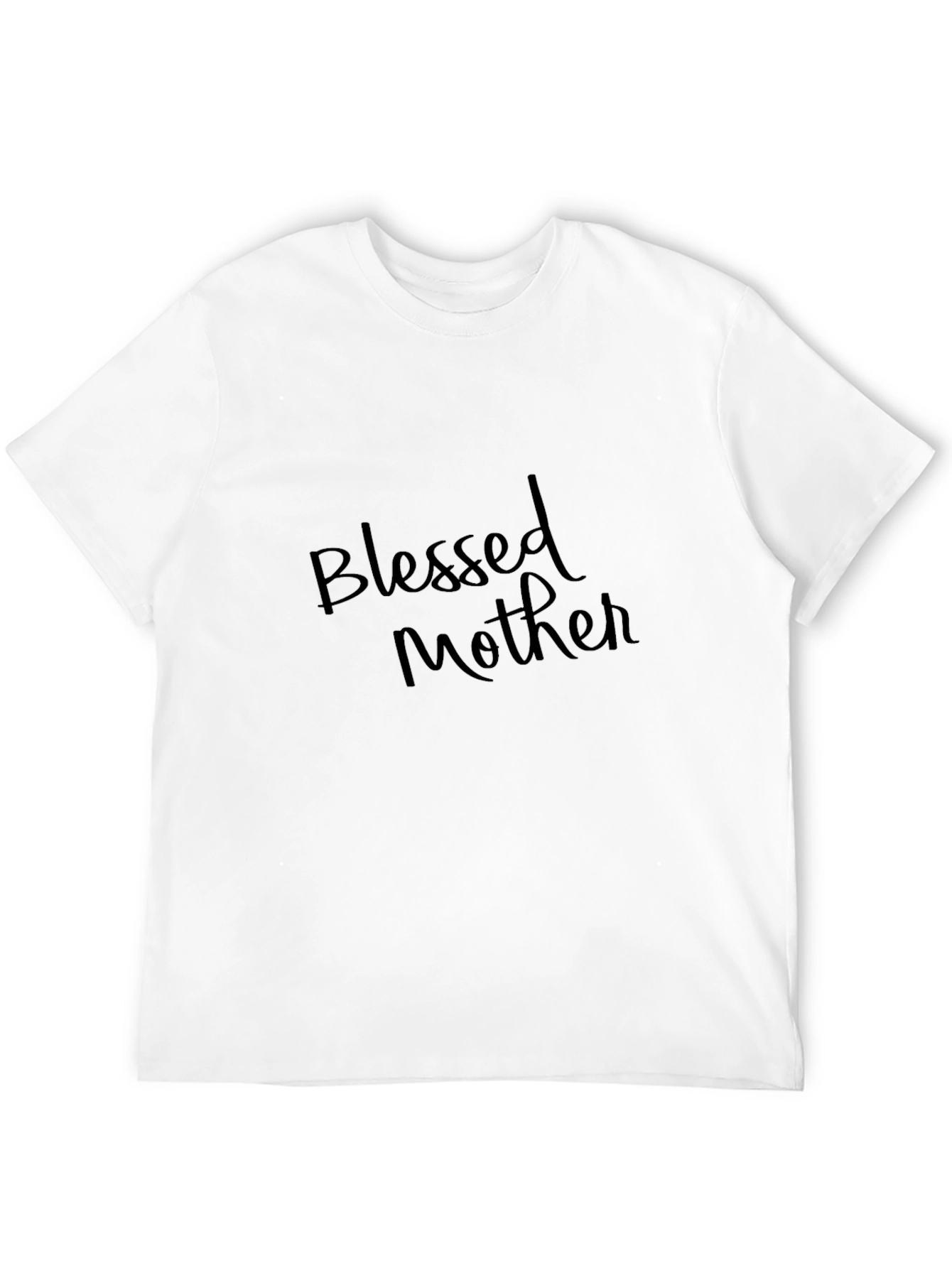 Black Blessed Mother Black Tee view 12