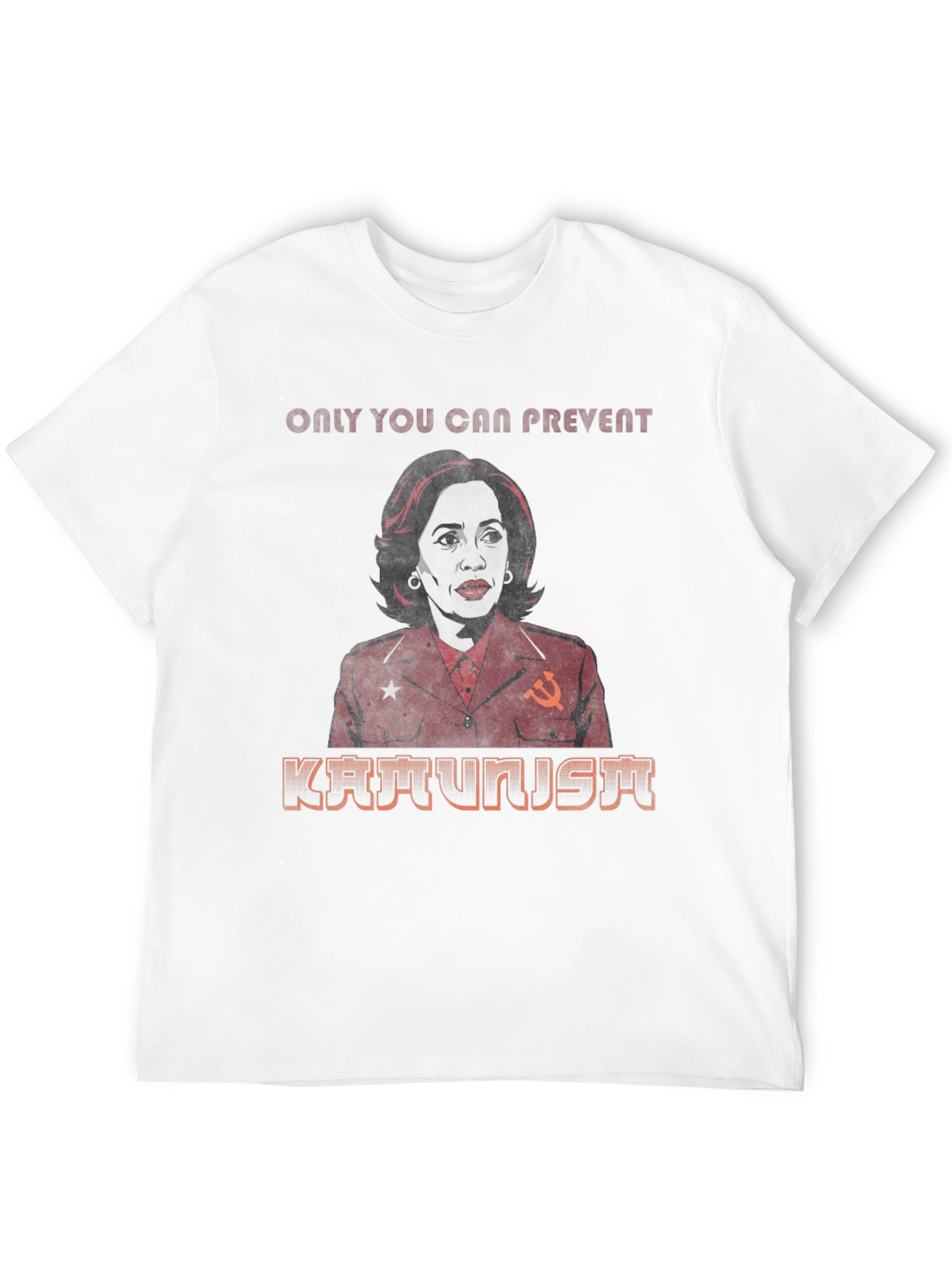 Black Kamunist Kamala Parody T-Shirt view 12