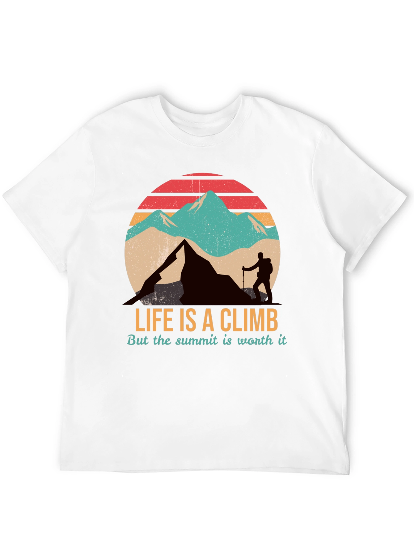 Black Life is a Climb T-Shirt view 12