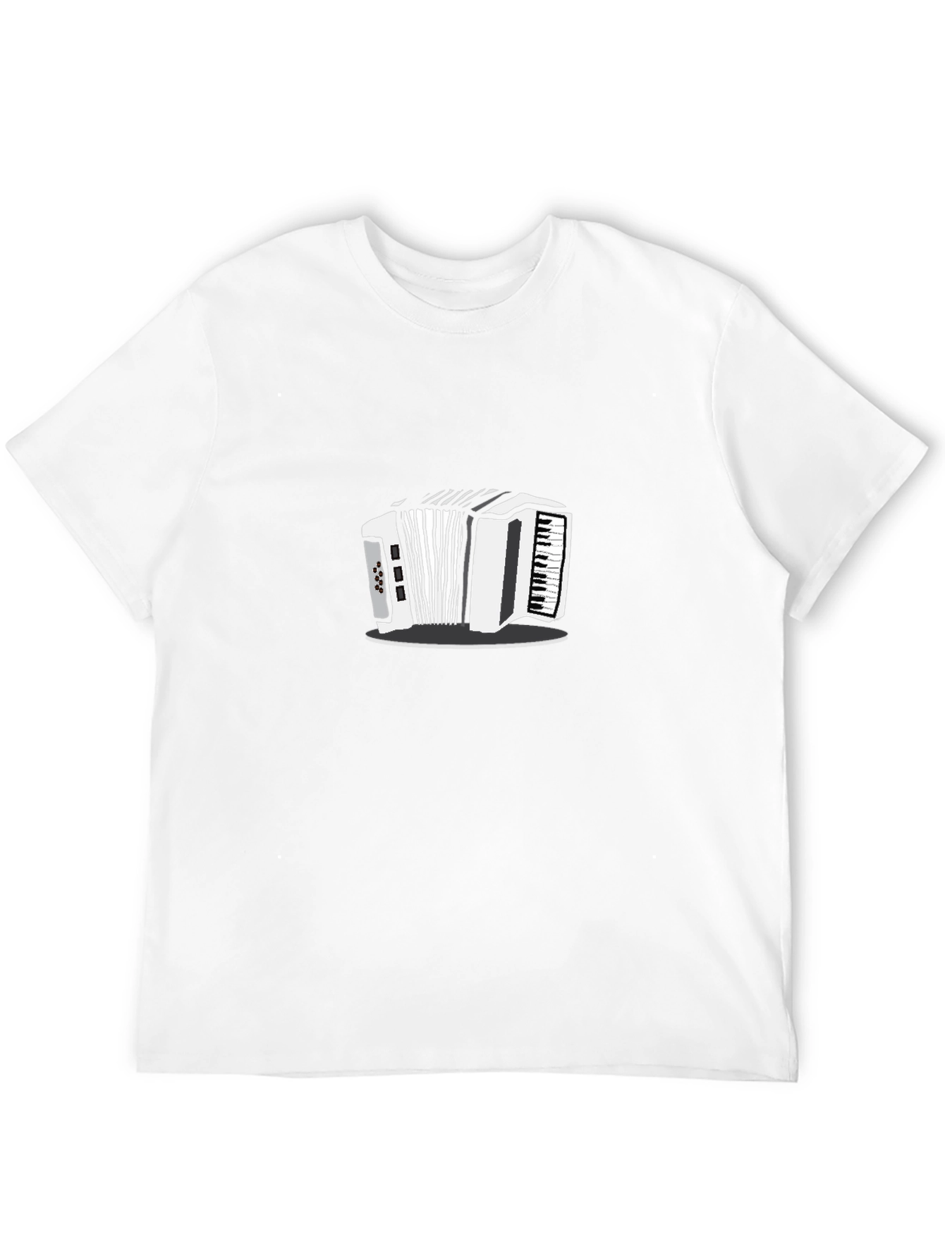 Black Accordion Graphic T-Shirt view 12