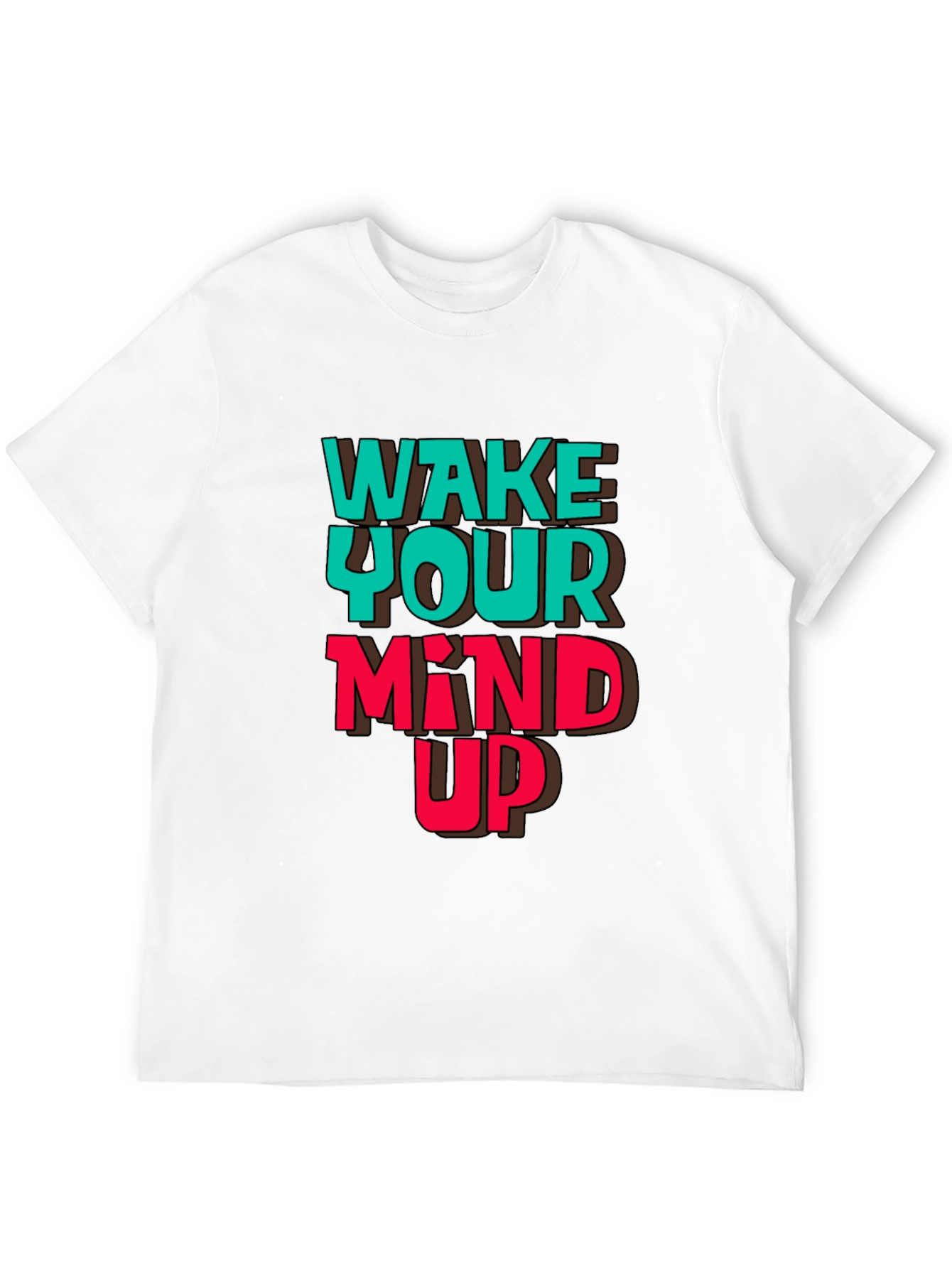 Black Wake Your Mind Up Graphic Tee - Black view 12