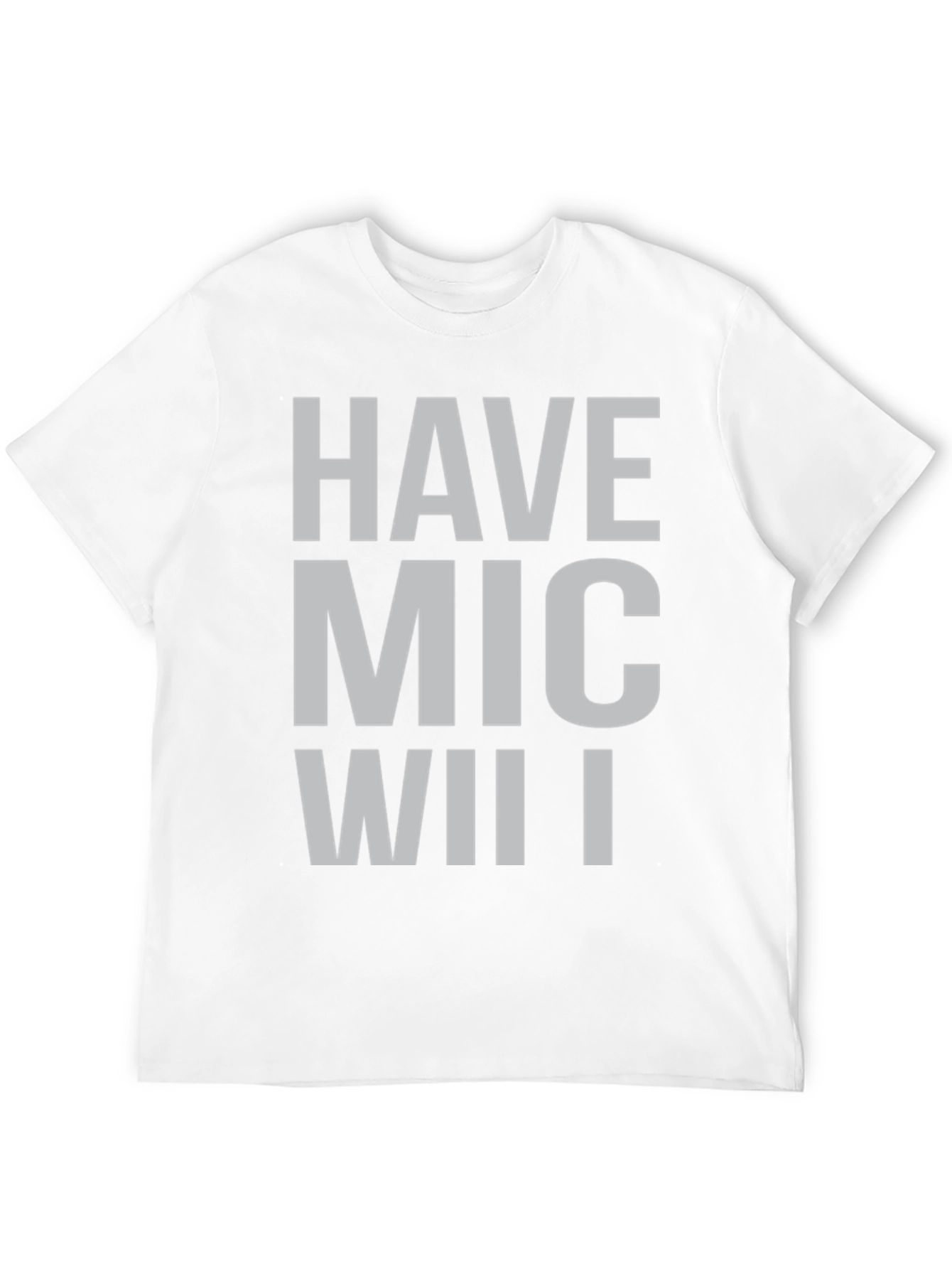 Black Have Mic Wii I Funny T-Shirt view 12