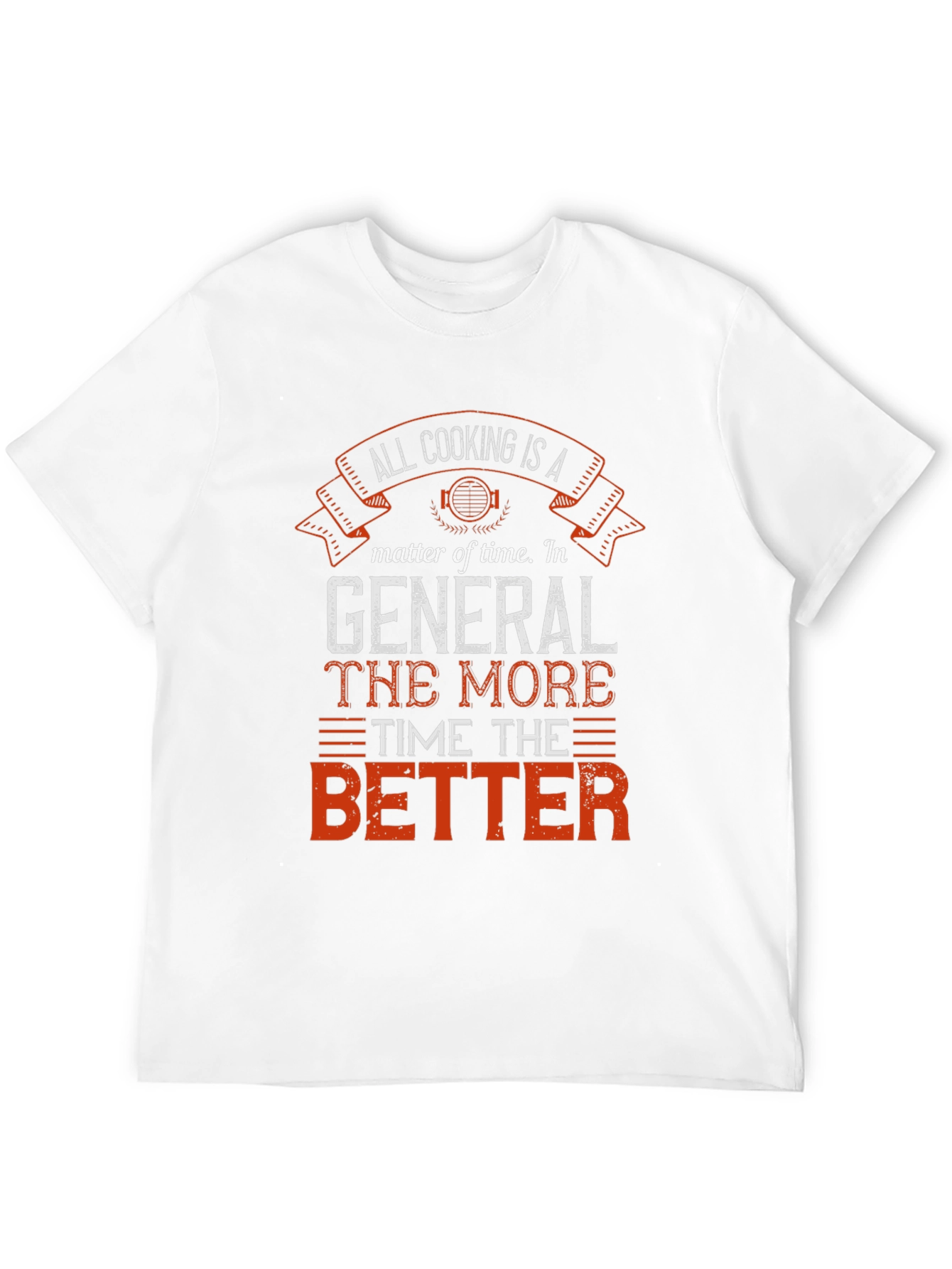 Black All Cooking is a Matter of Time Black T-Shirt view 12