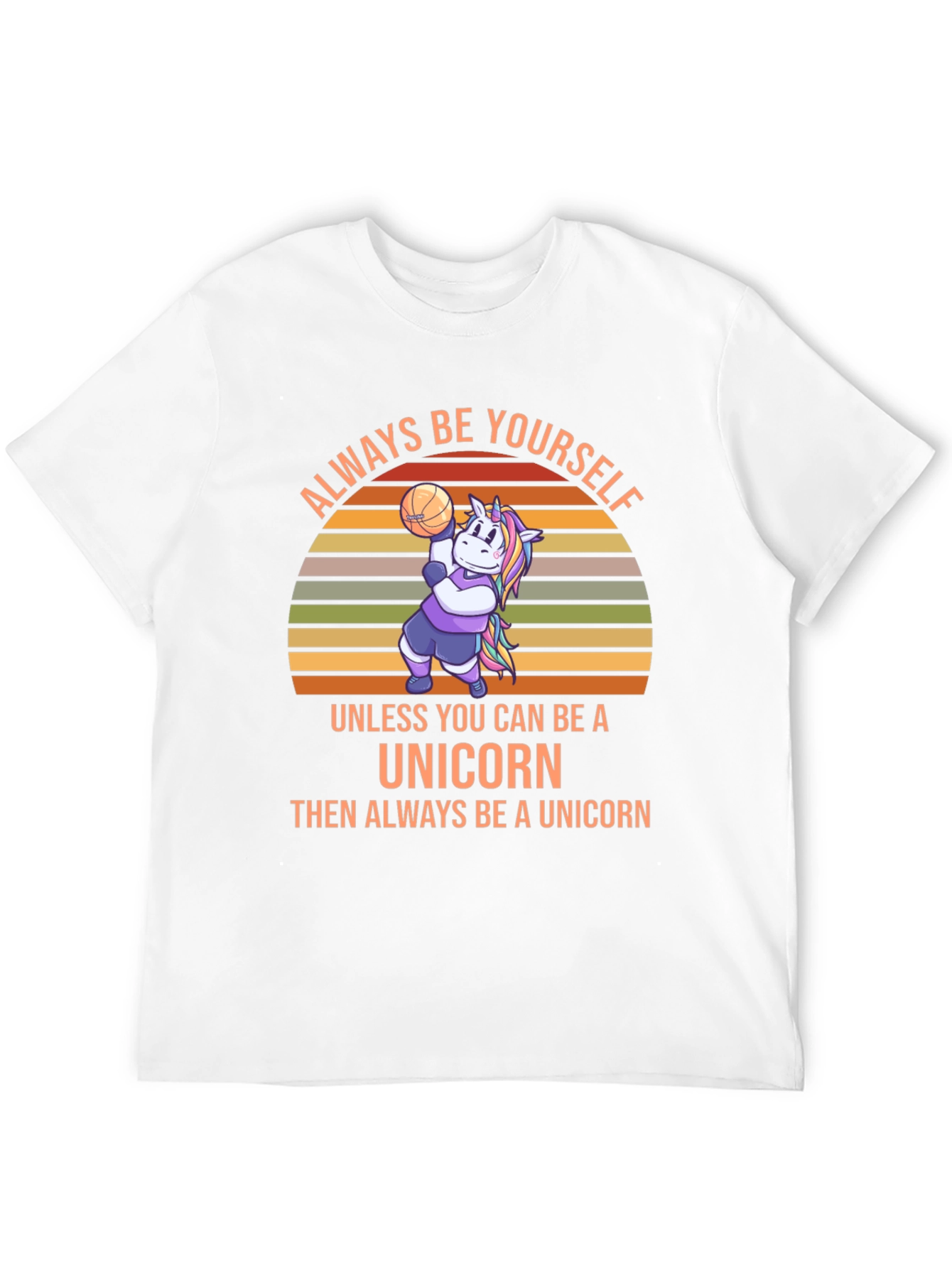 Black Always Be Yourself Unicorn T-Shirt view 12