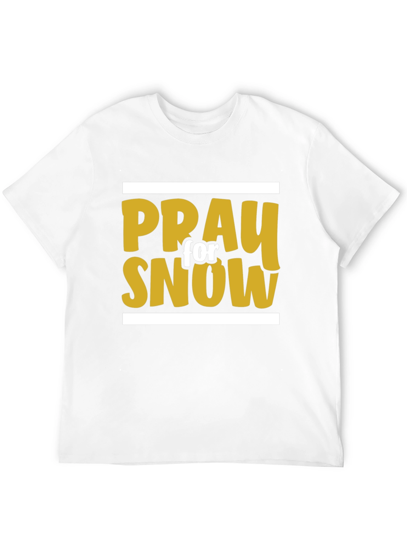 Black Pray for Snow Graphic Tee view 12