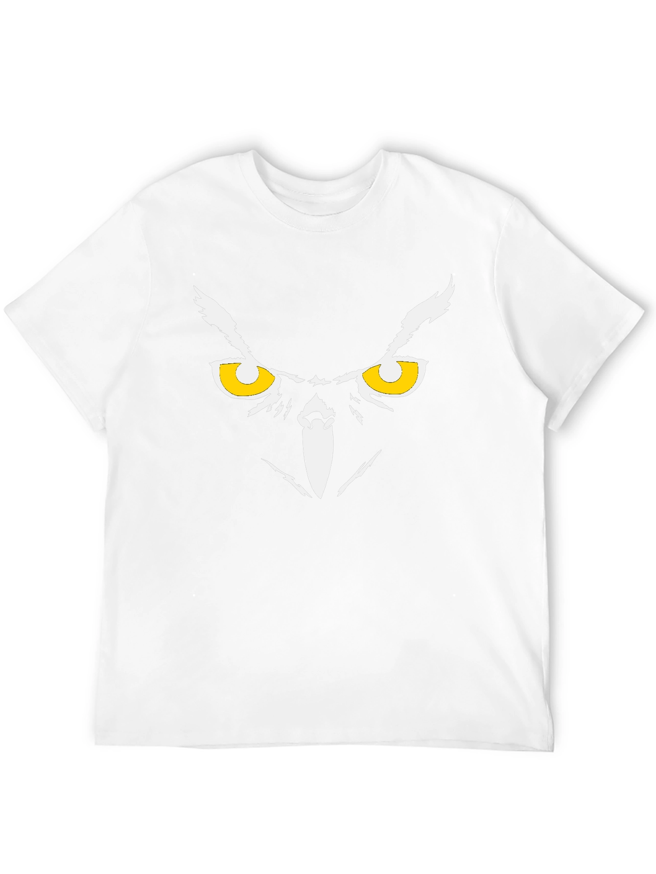 Black Owl Eyes Graphic Black T-Shirt view 12