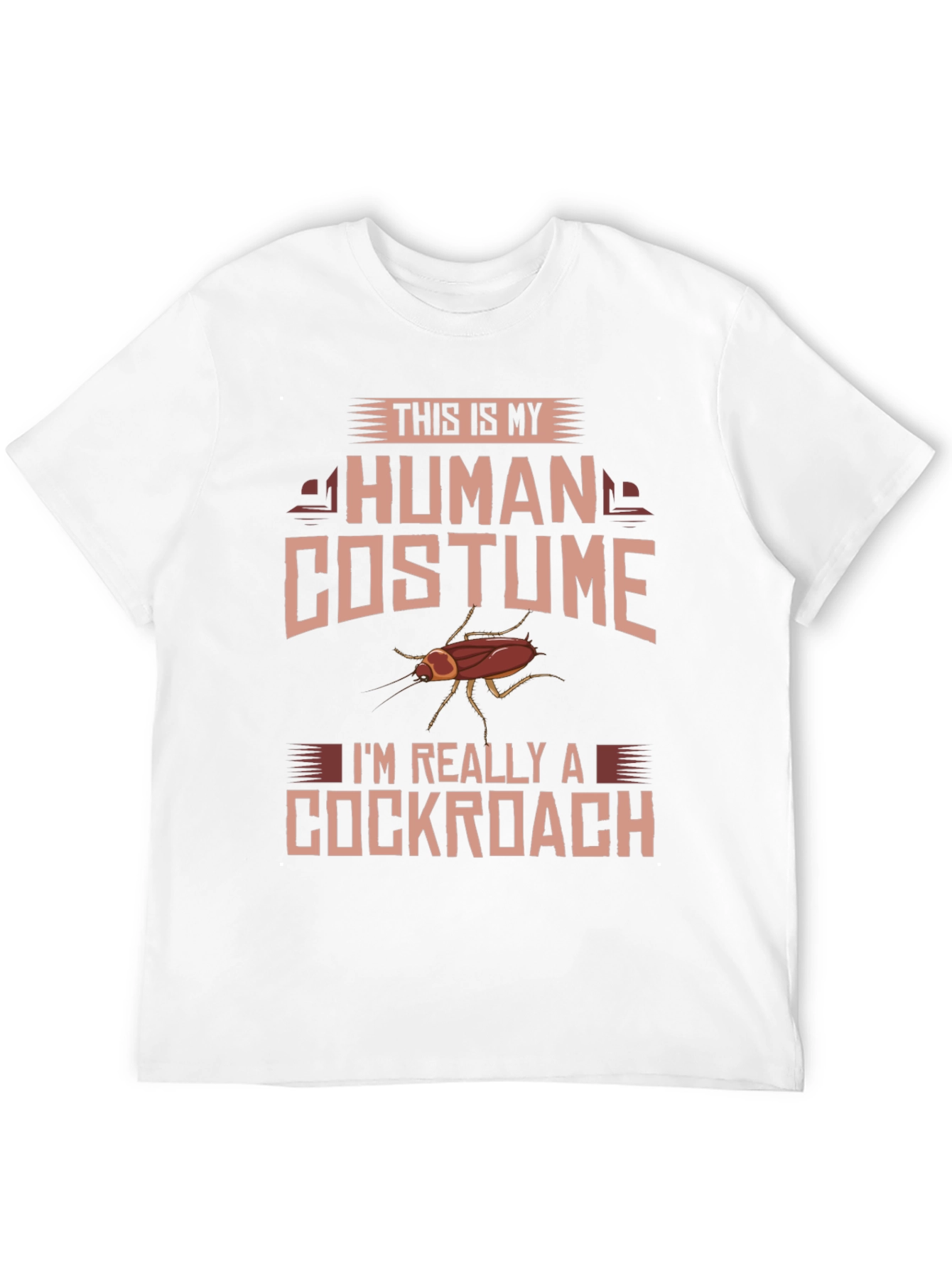 Black Human Costume Cockroach T-Shirt view 12