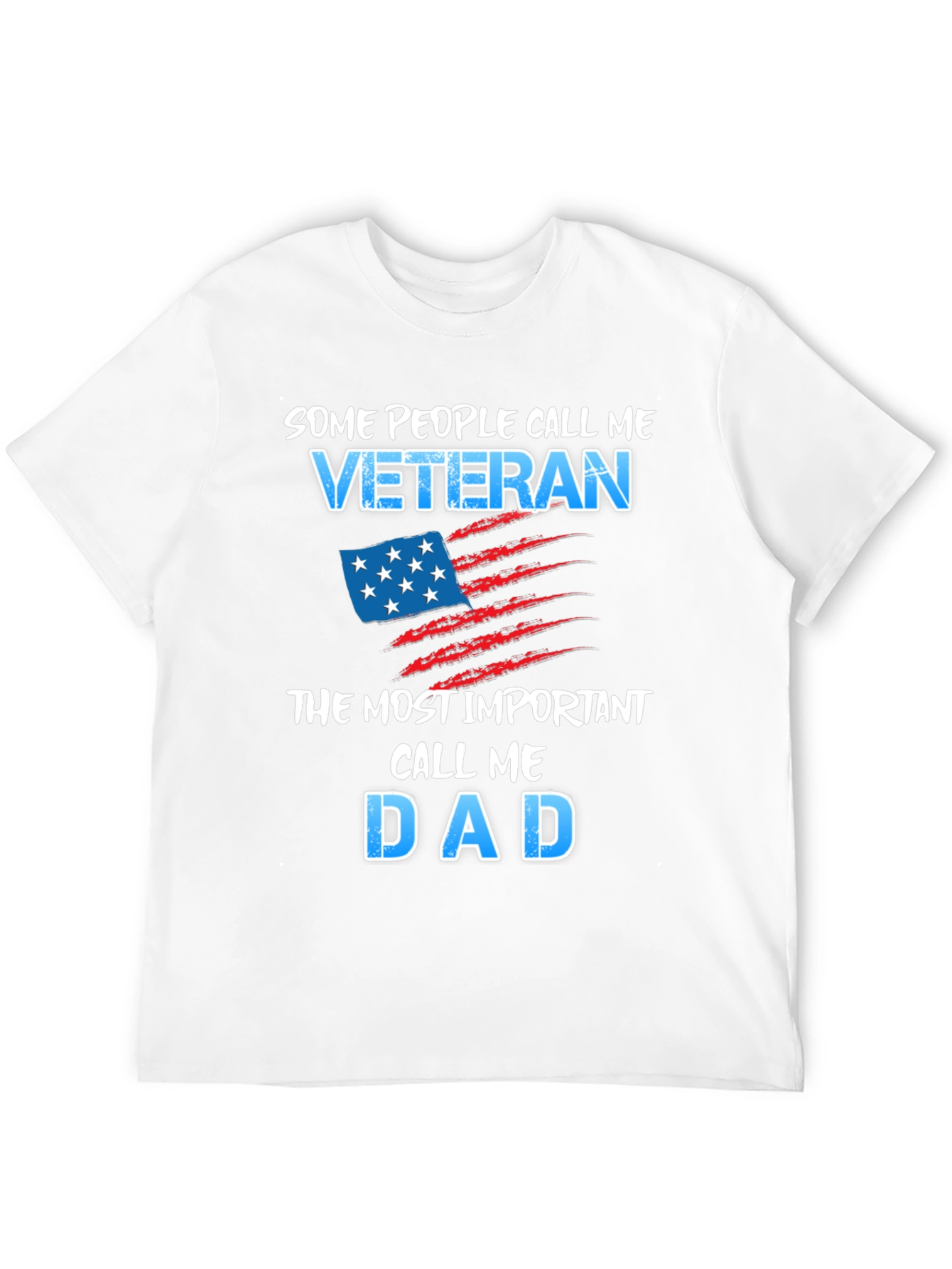 Black Veteran Dad Graphic Tee view 12