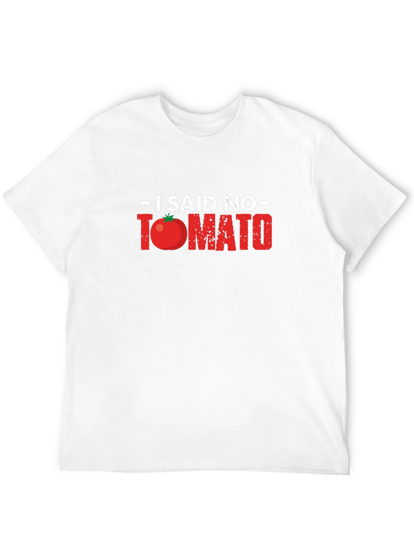 Black I Said No Tomato Graphic T-Shirt view 12
