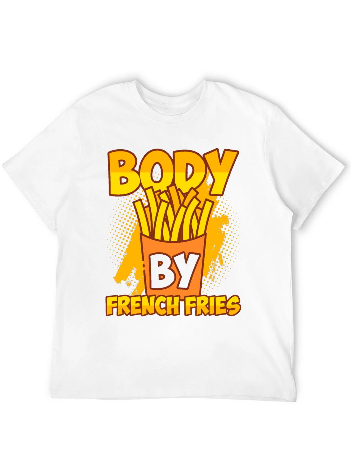 Black Body By French Fries T-Shirt view 12