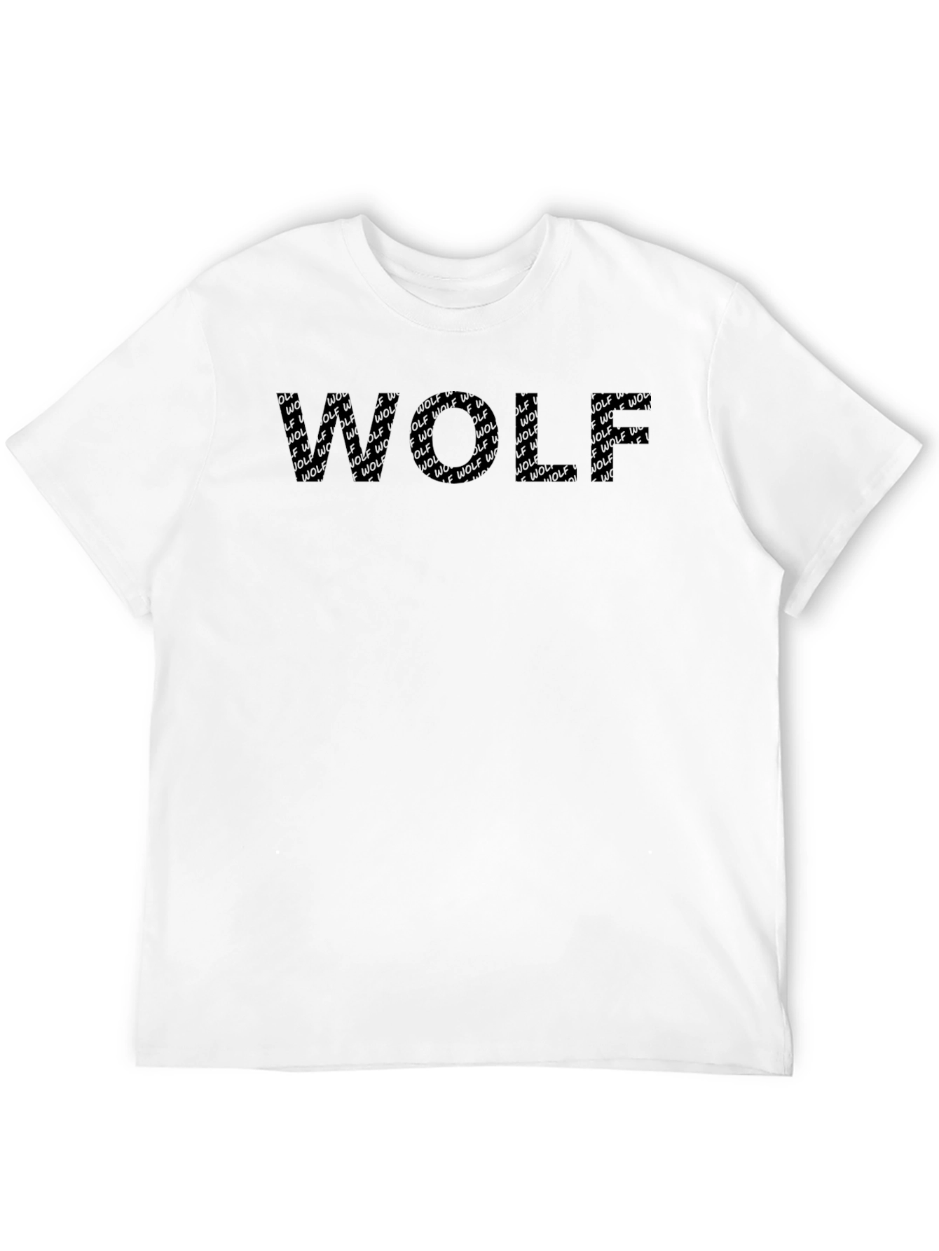 Black Black Wolf Graphic Print Tee - Men's view 12
