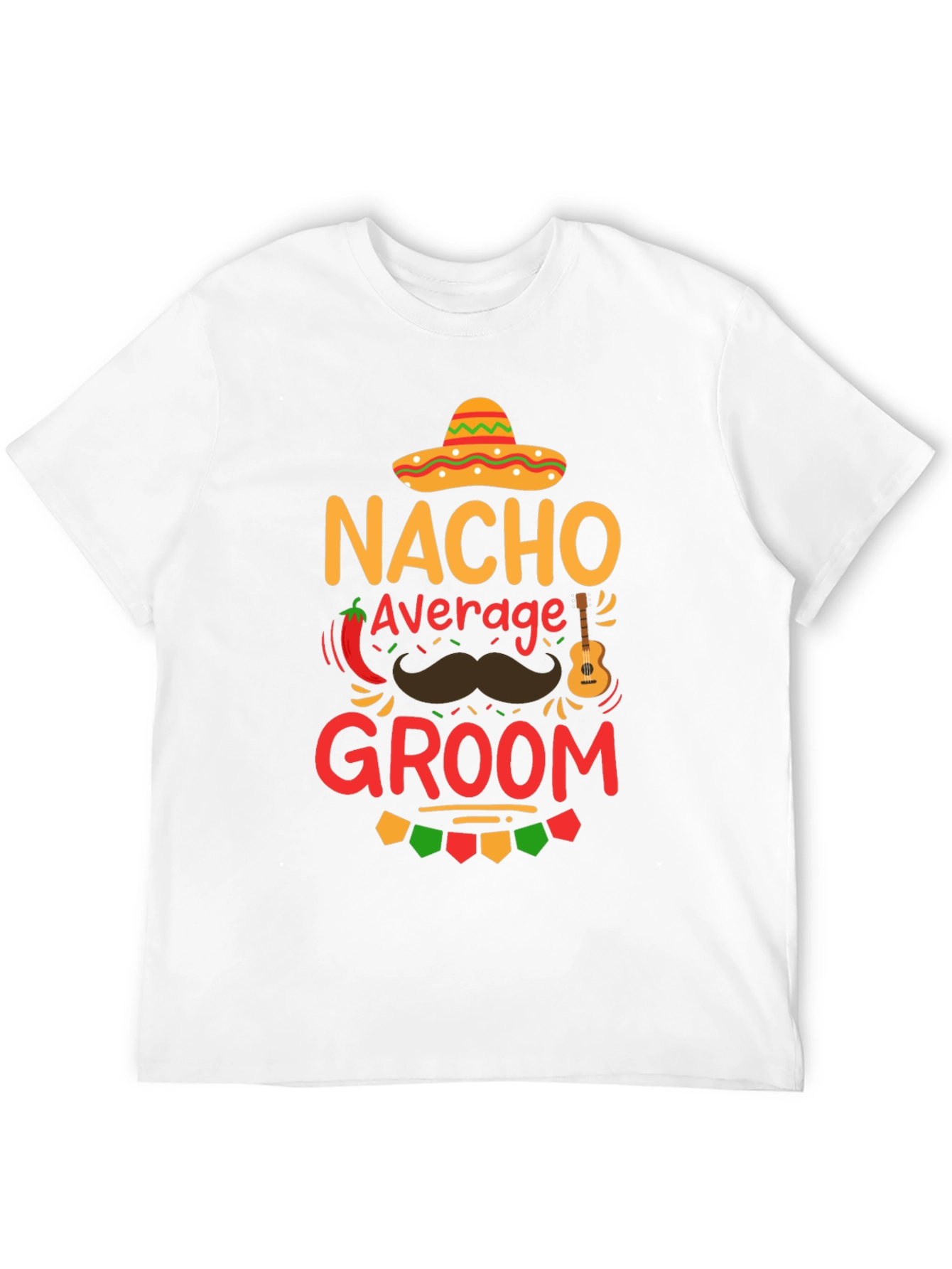 Black Nacho Average Groom Graphic Tee view 12