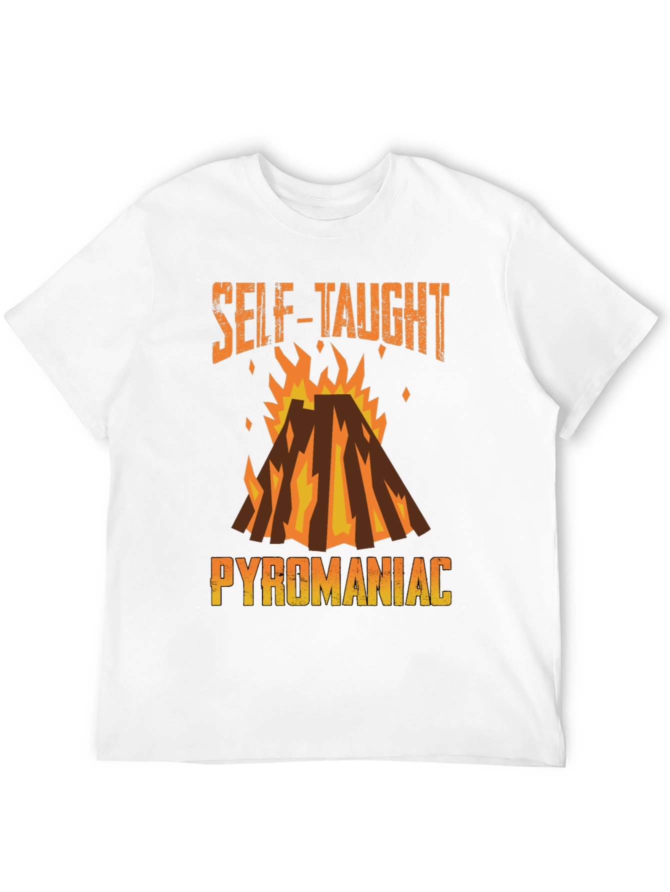 Black Self-Taught Pyromaniac Graphic Tee view 12