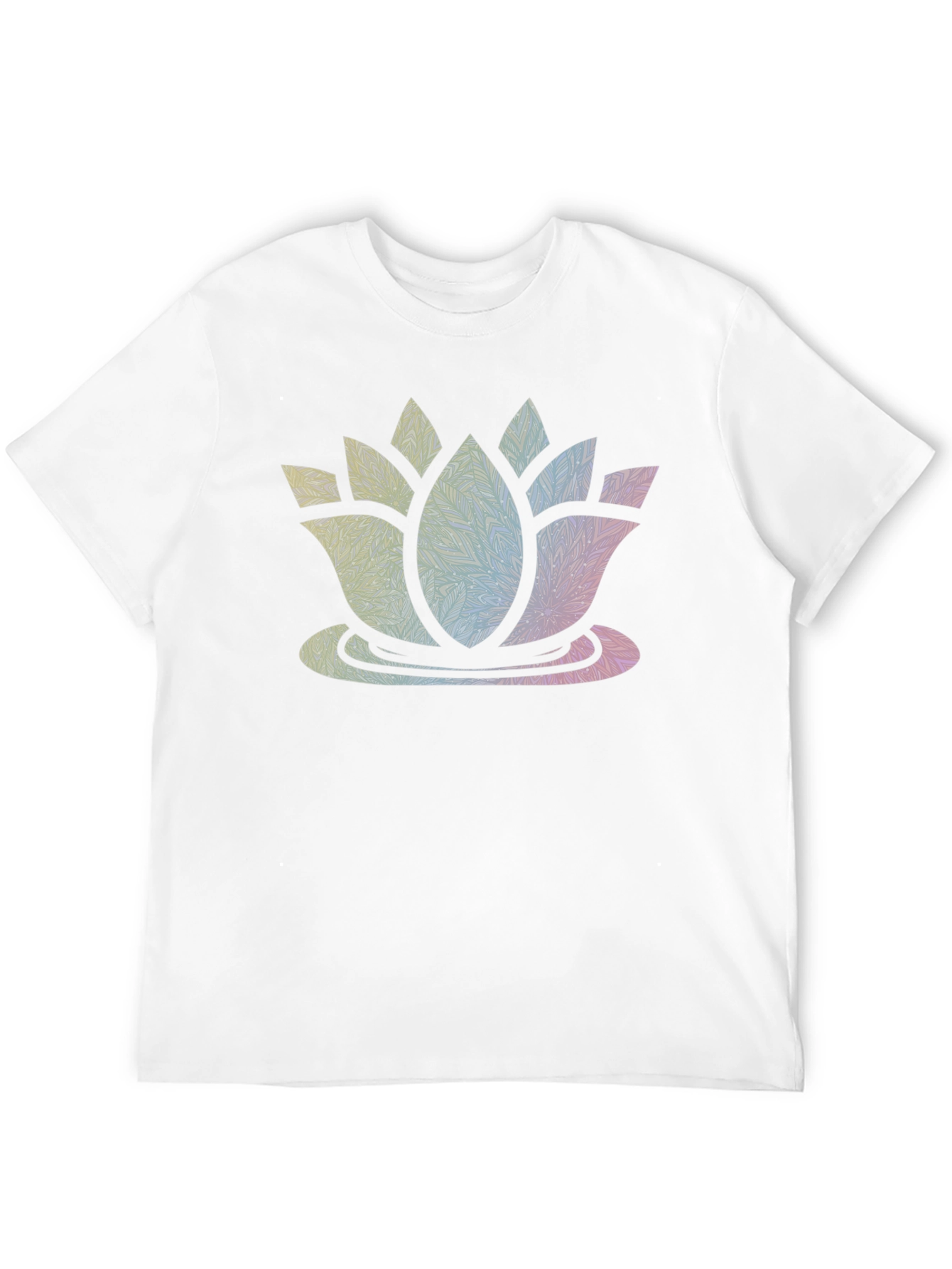 Black Lotus Mandala Graphic T-Shirt view 12