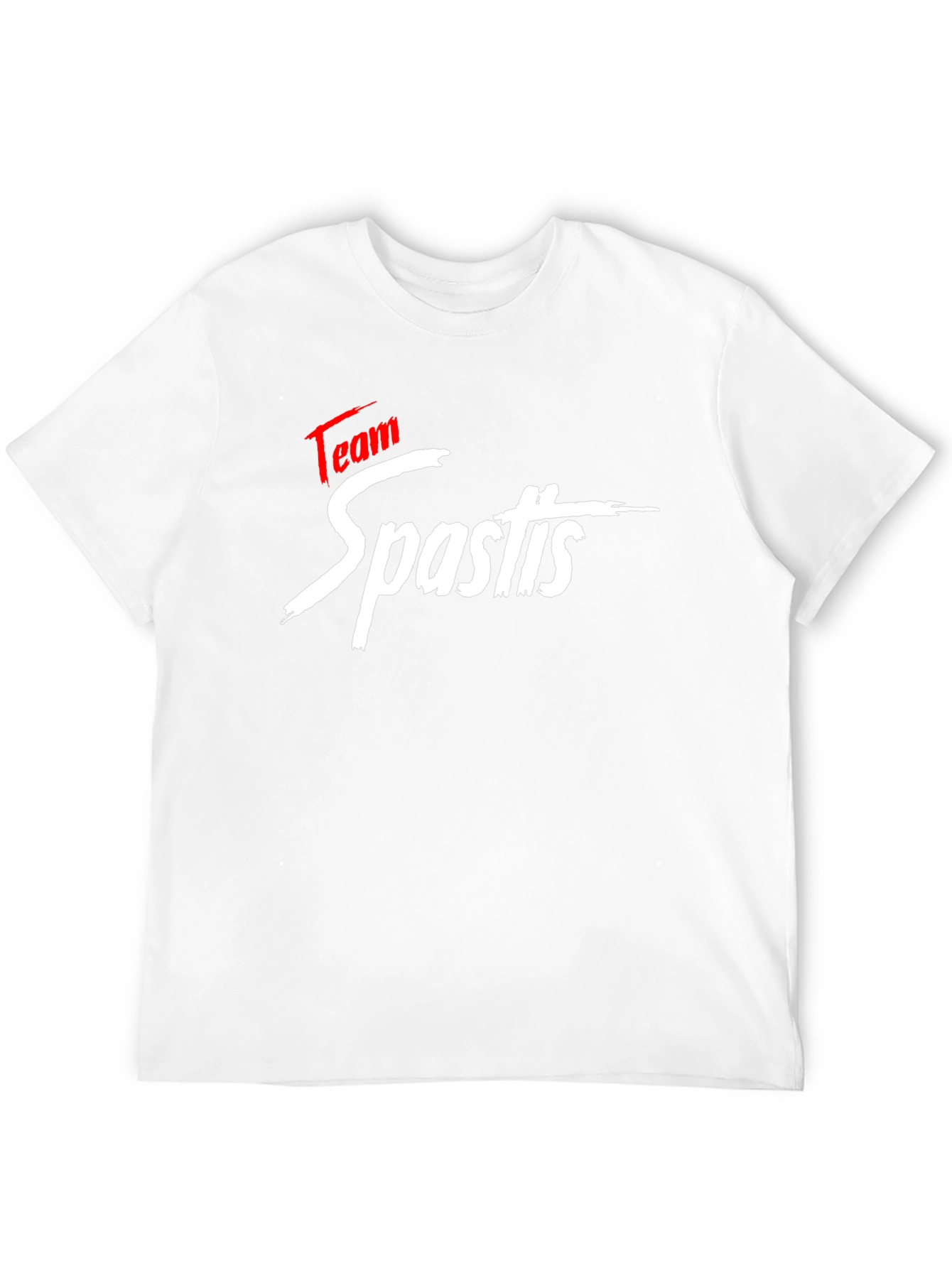 Black Team Spastis Graphic Black T-Shirt view 12