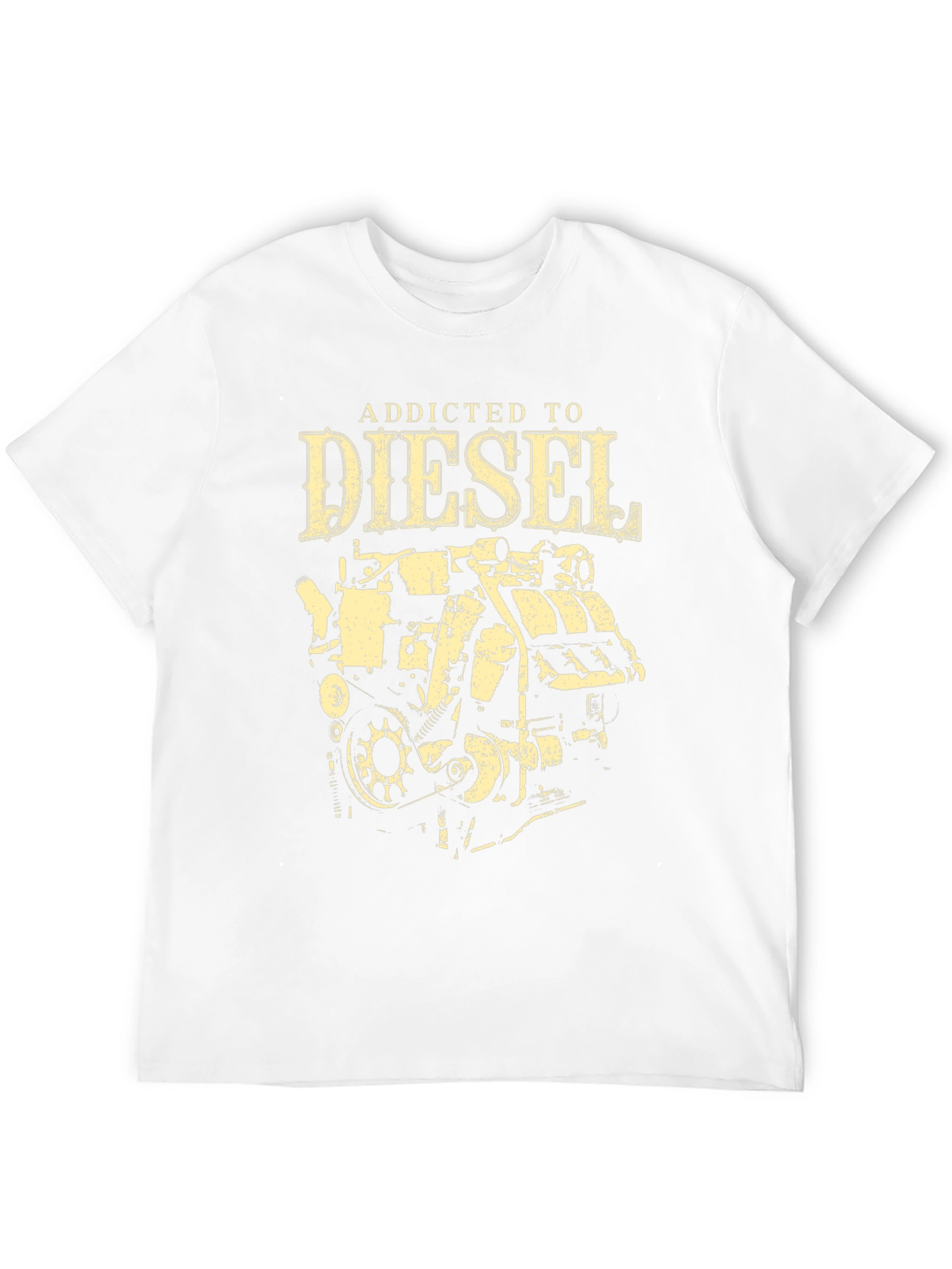Black Addicted to Diesel T-Shirt view 12