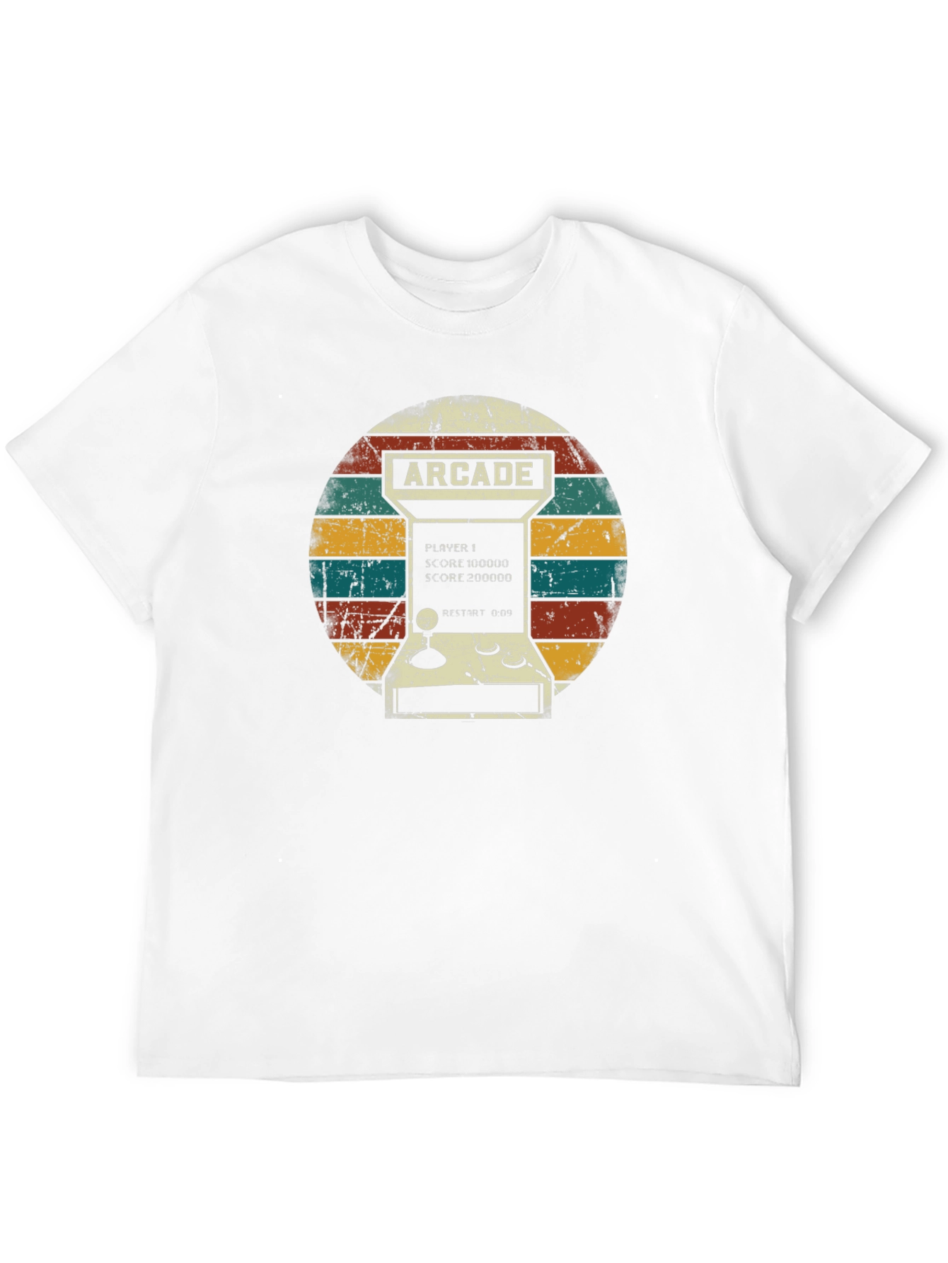 Black Retro Arcade Game T-Shirt - Vintage Gamer Style view 12