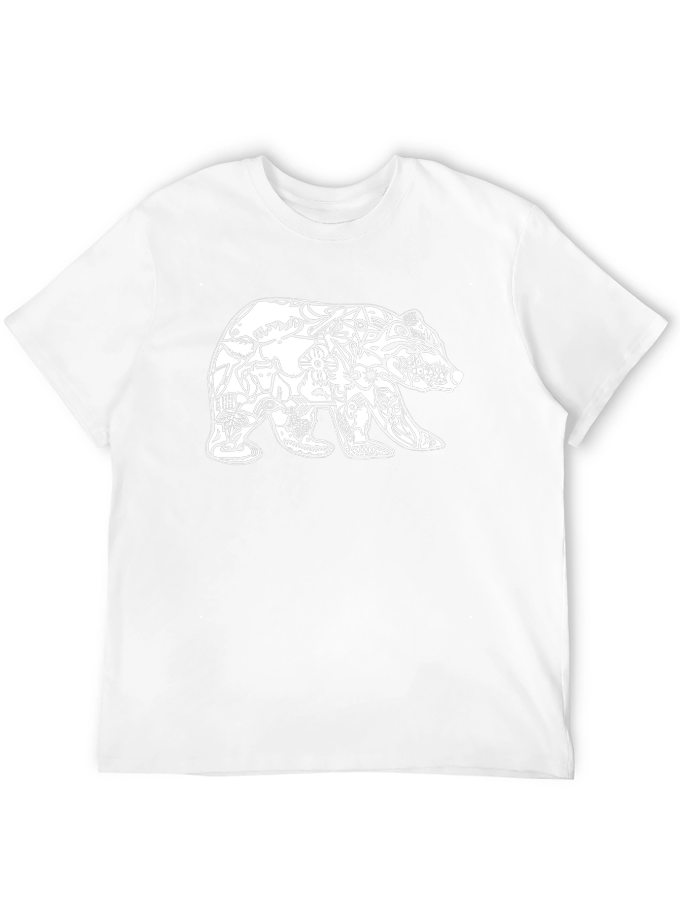 Black Black Bear Art Print T-Shirt view 12