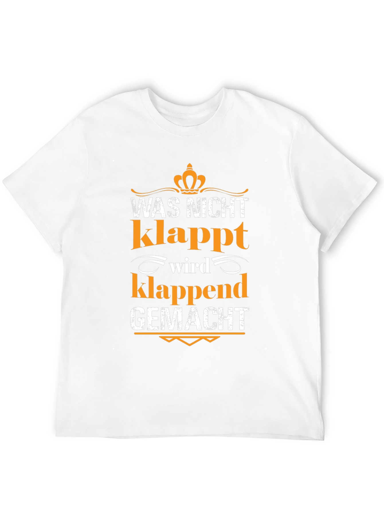 Black Funny German Saying T-Shirt - Was Nicht Klappt view 12