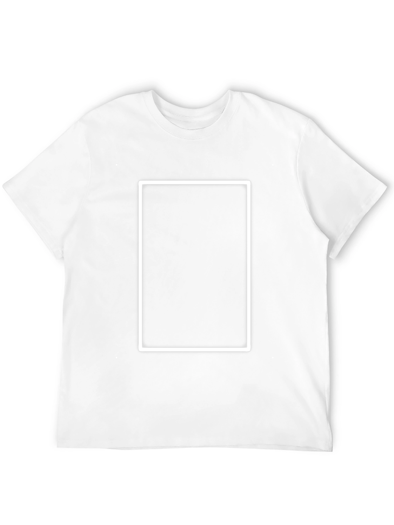 Black Black T-Shirt with White Rectangle view 12