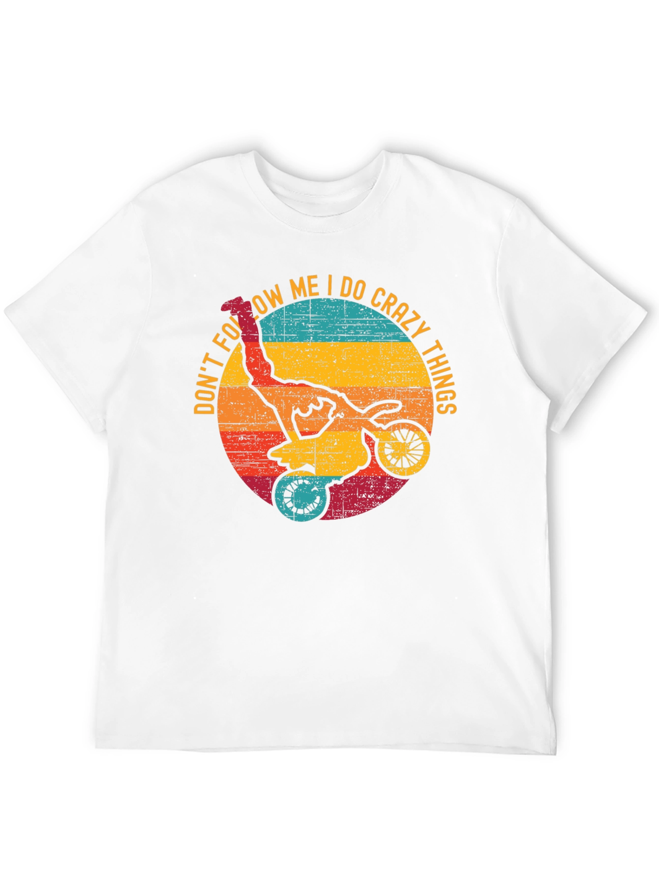 Black Crazy Things Motorcycle T-Shirt view 12