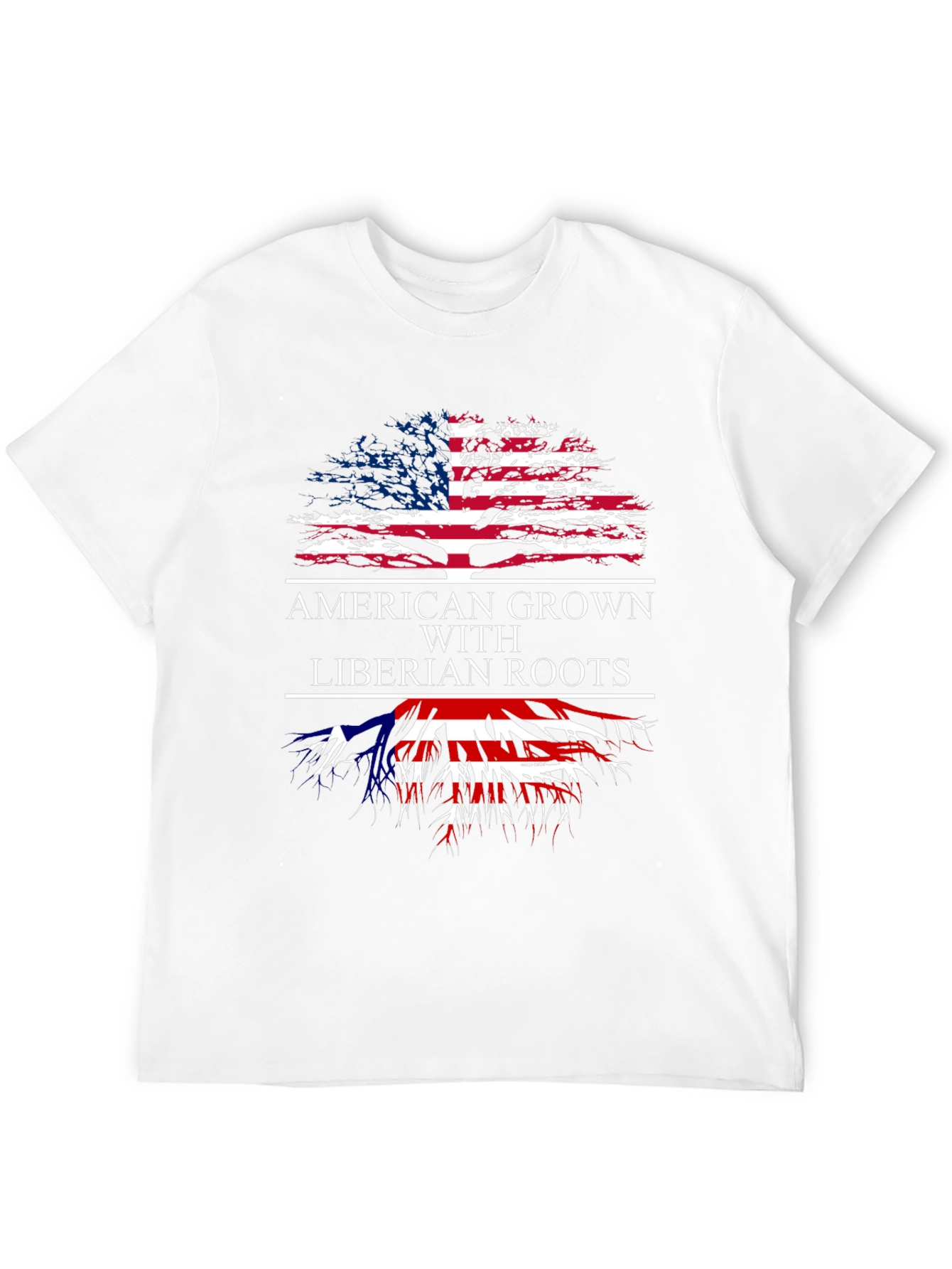American Grown with Liberian Roots T-Shirt - 12