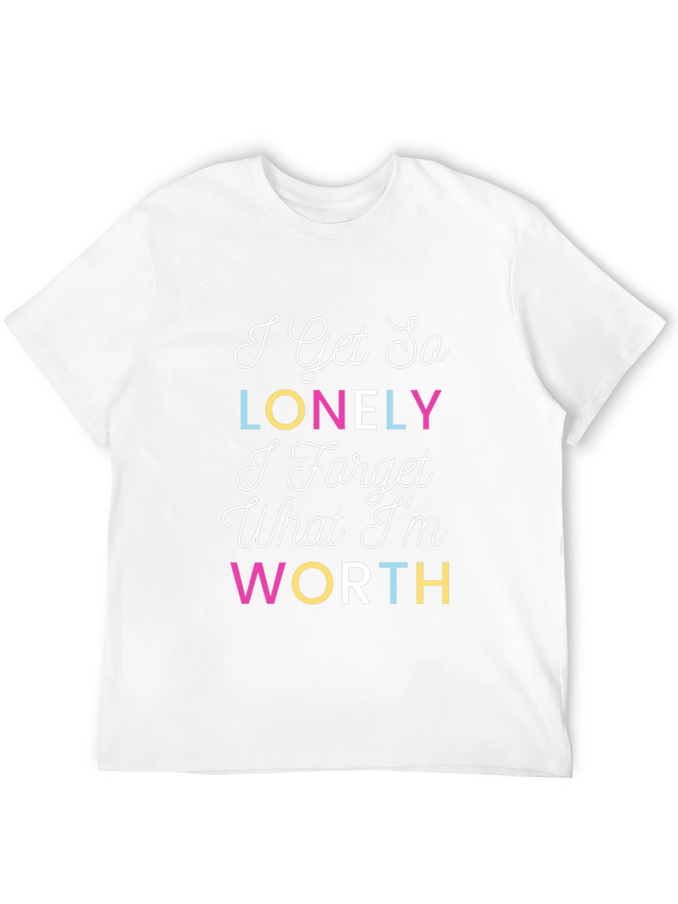 Black I Get So Lonely Graphic Tee - Black view 12