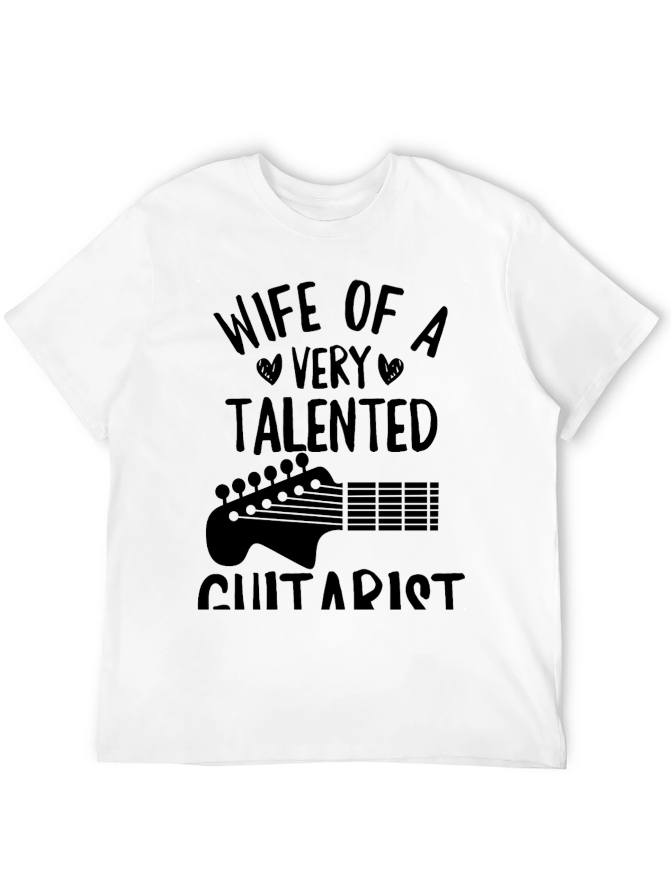Black Wife of a Talented Guitarist Black T-Shirt view 12