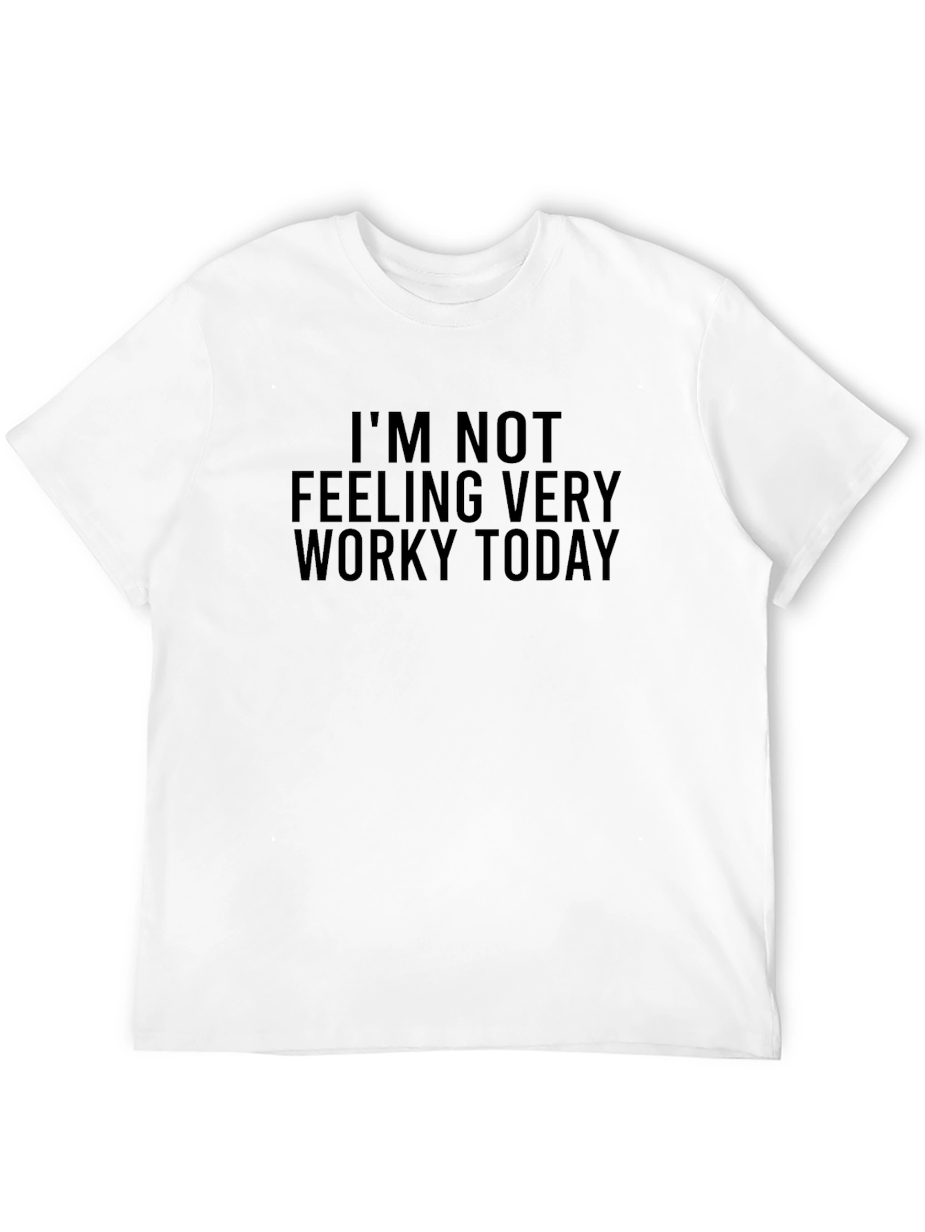 Black Funny 'Not Worky' Graphic T-Shirt view 12
