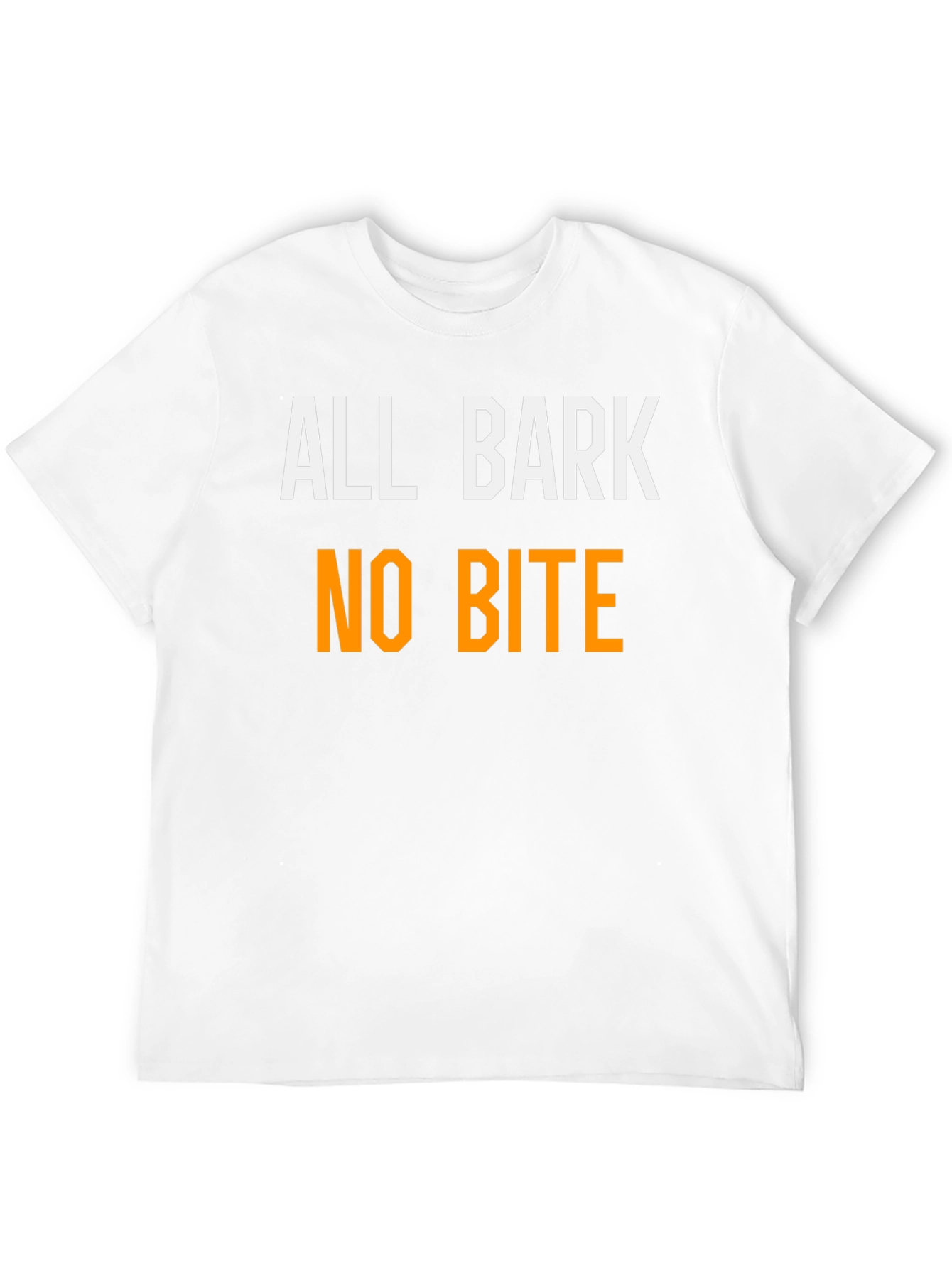 Black All Bark No Bite Funny T-Shirt view 12