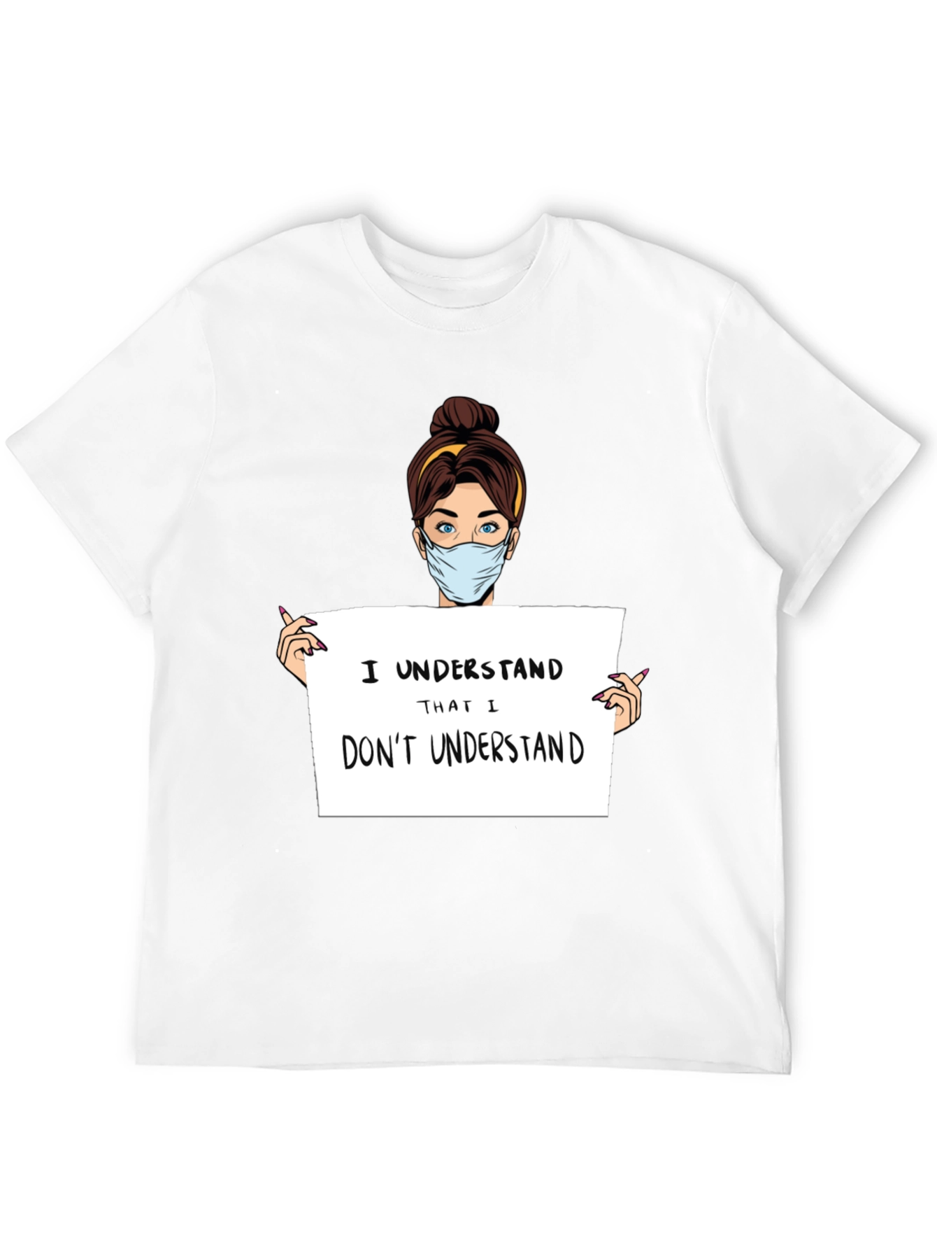 Black I Understand T-Shirt - Humorous Graphic Tee view 12