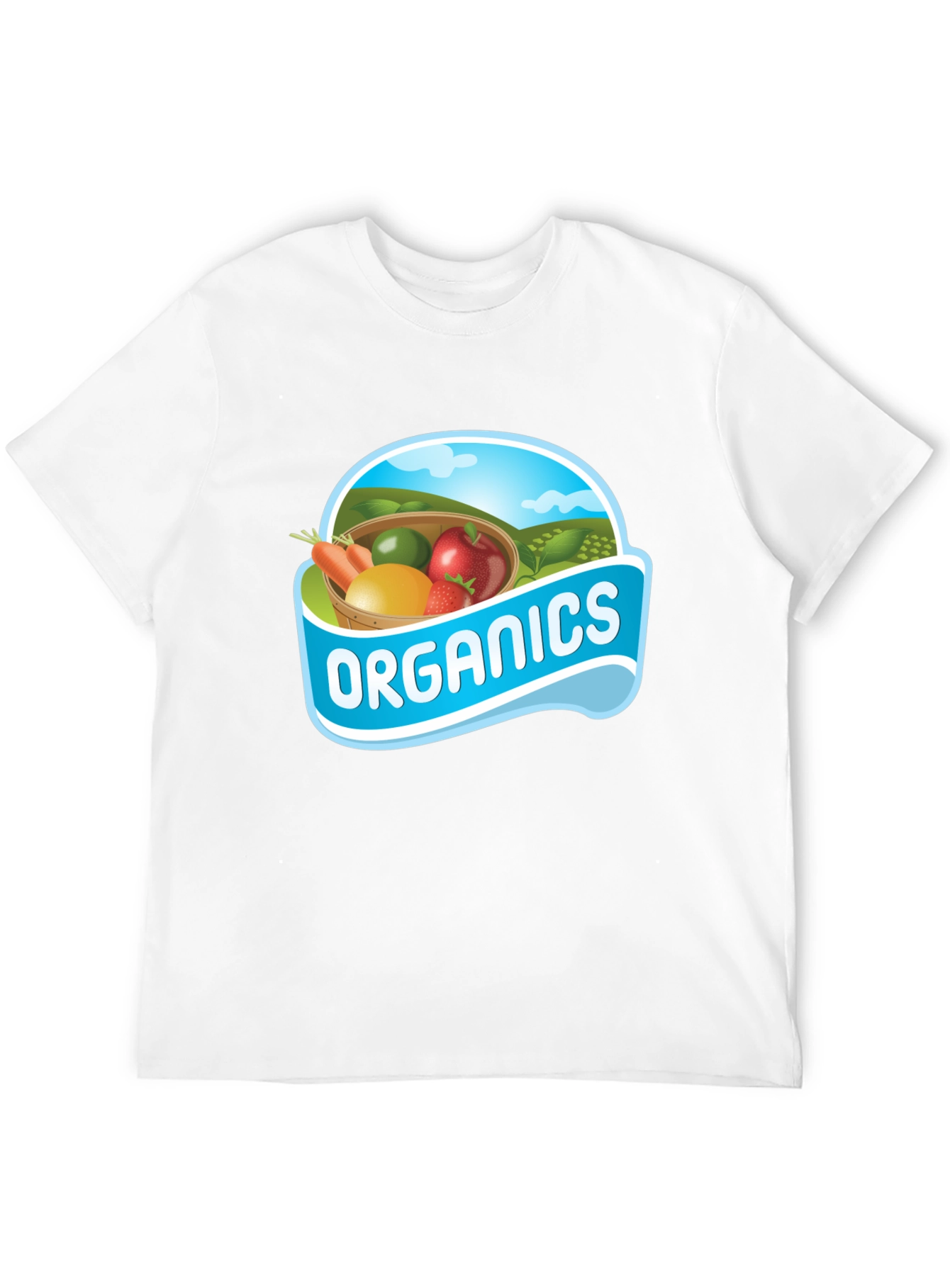 Black Organic Produce T-Shirt - Farm Fresh Style view 12