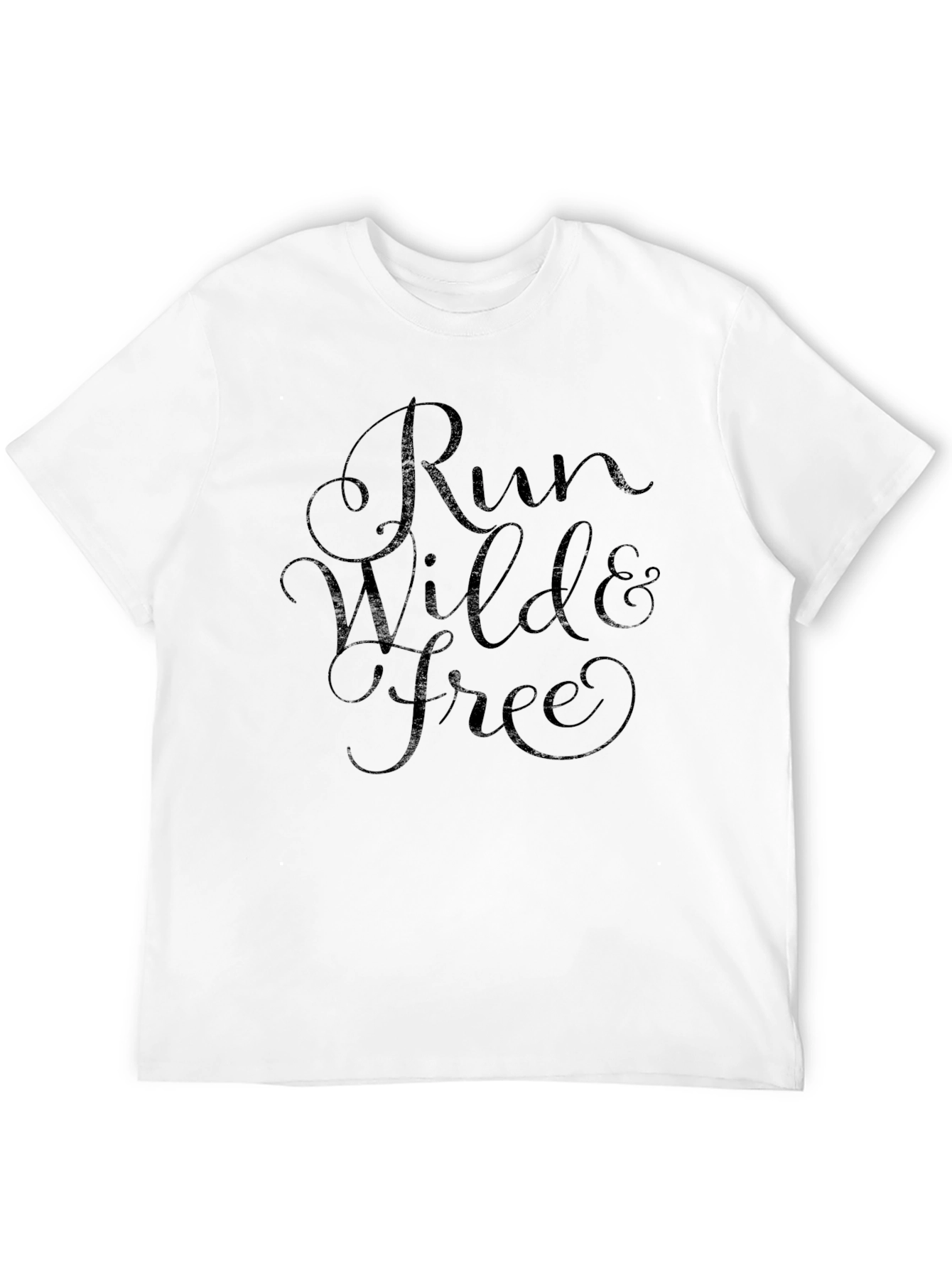 Black Run Wild & Free Graphic Tee view 12