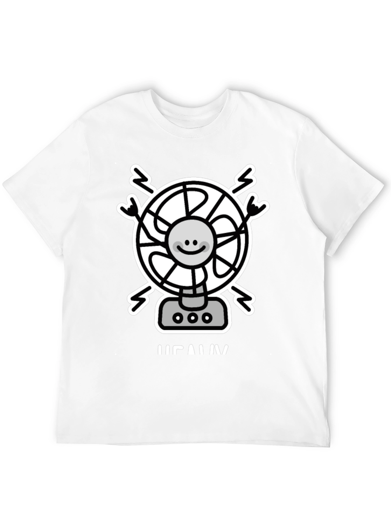 Black Fan T-Shirt - Heavy Metal Rock On! view 12