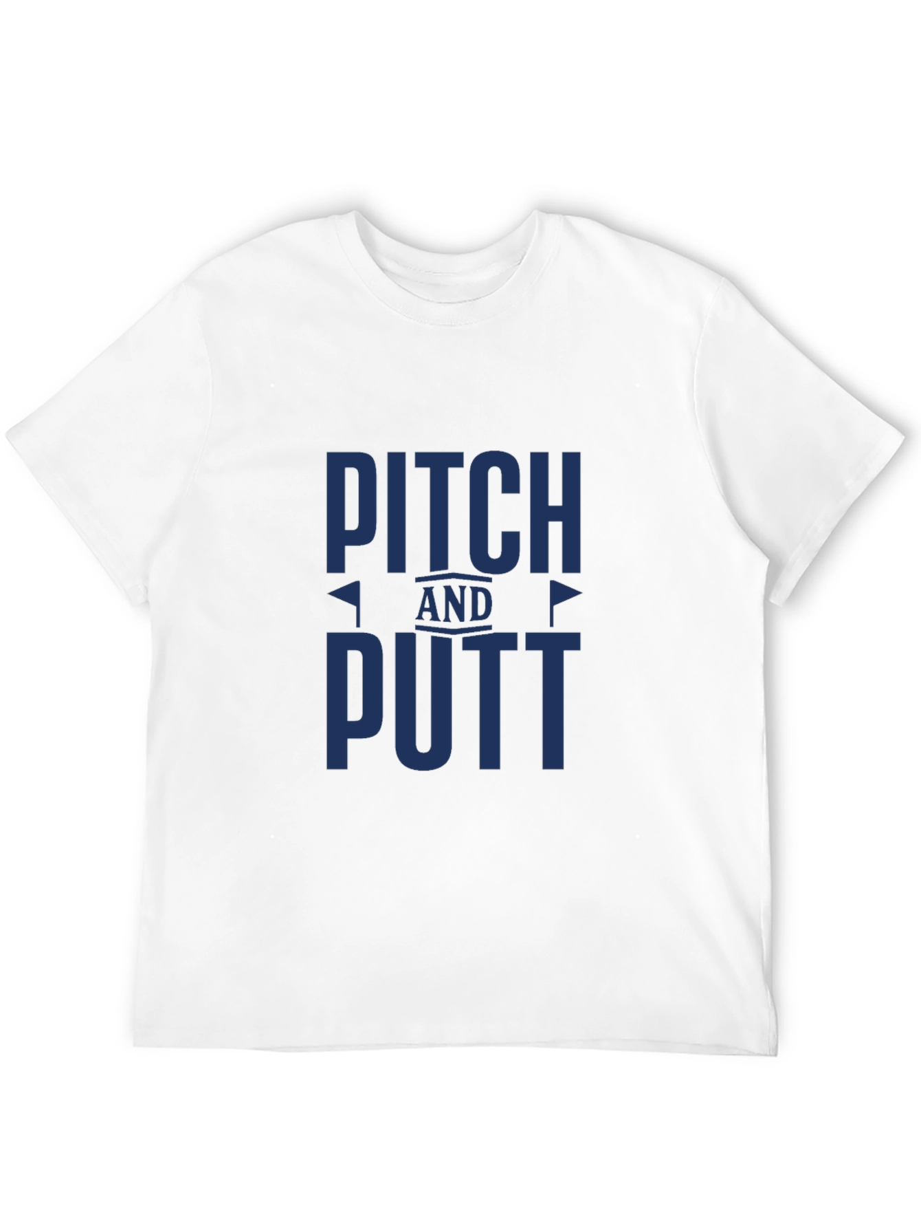 Black Pitch and Putt Golf T-Shirt view 12