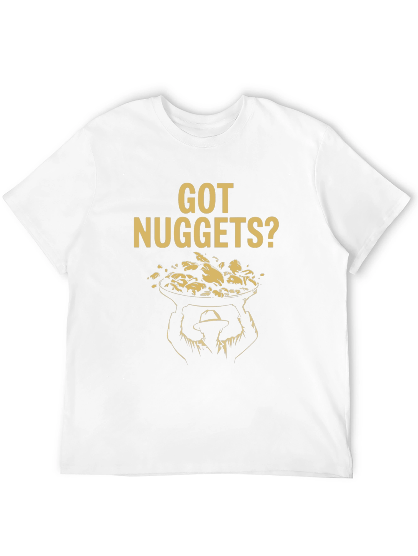 Black Got Nuggets? Graphic Tee - Funny Food Lover Shirt view 12
