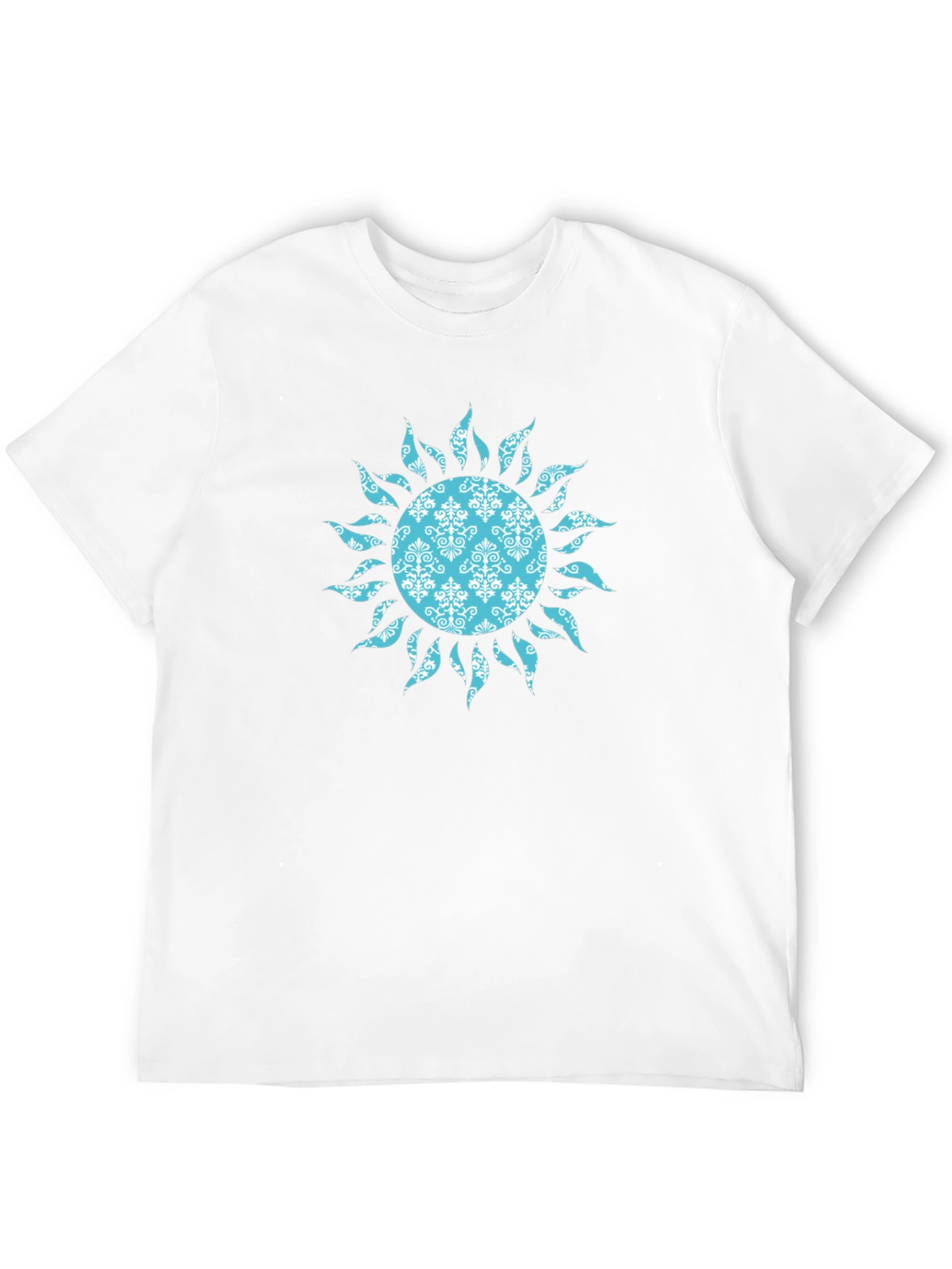 Black Boho Sun Graphic T-Shirt - Black view 12