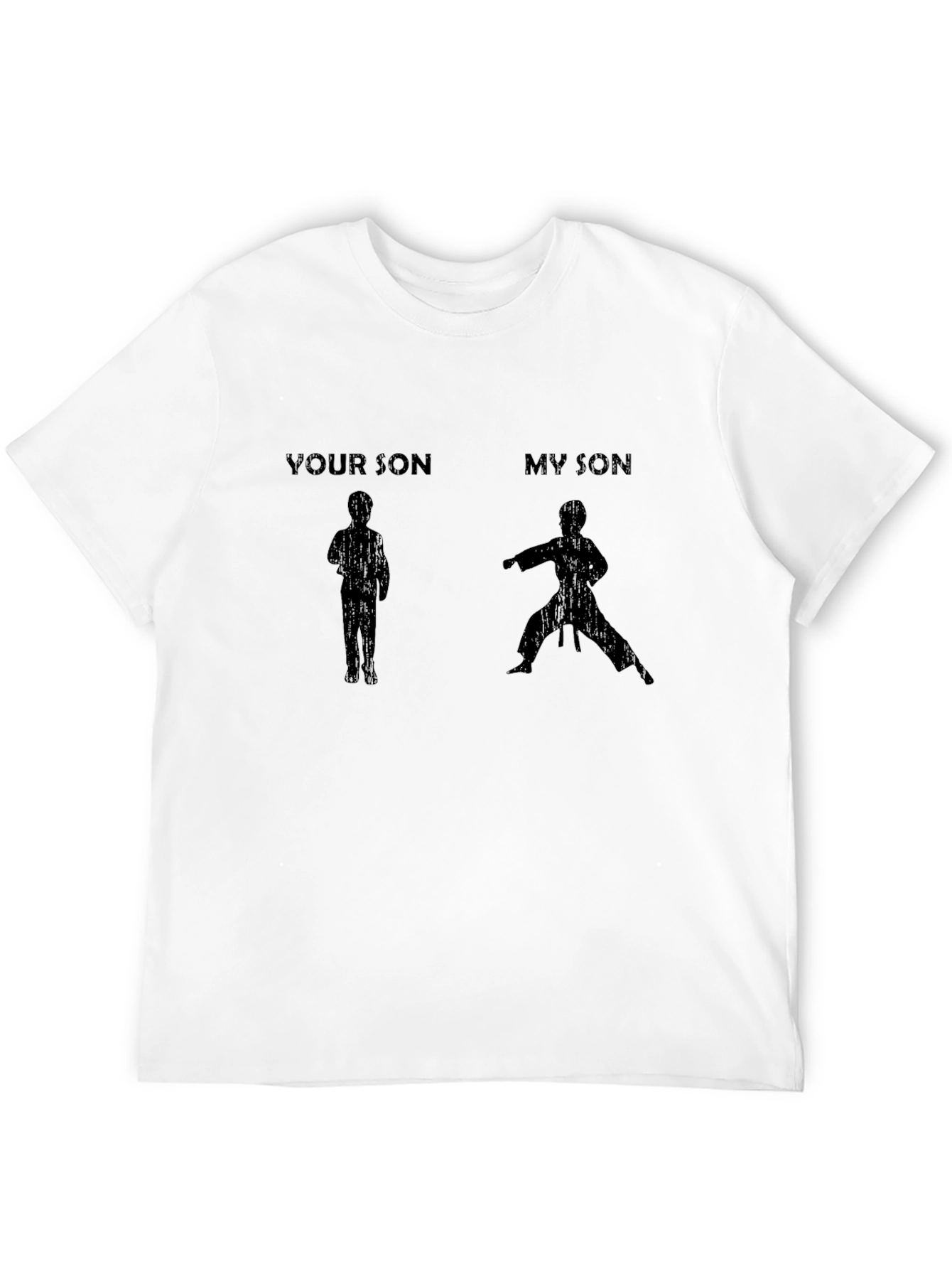 Black Your Son My Son Karate Black T-Shirt view 12