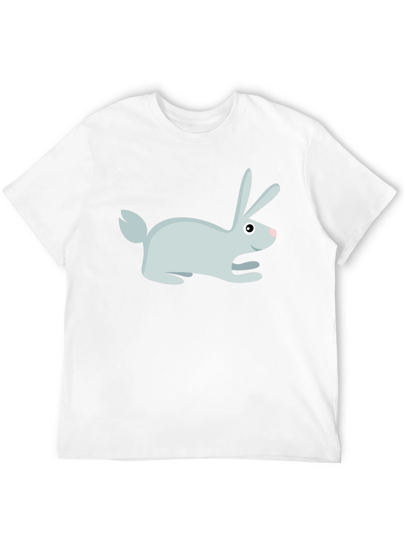 Black Rabbit Graphic Print Crew Neck T-Shirt view 12