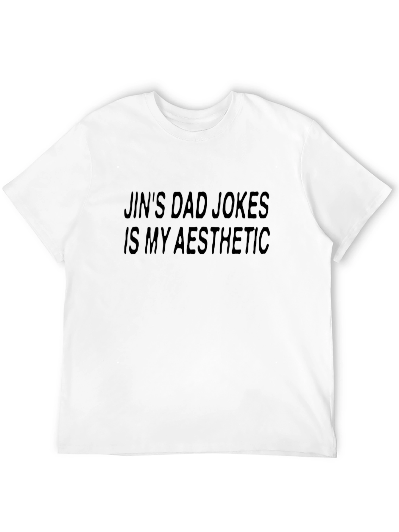 Black Jin's Dad Jokes Aesthetic Graphic Tee view 12