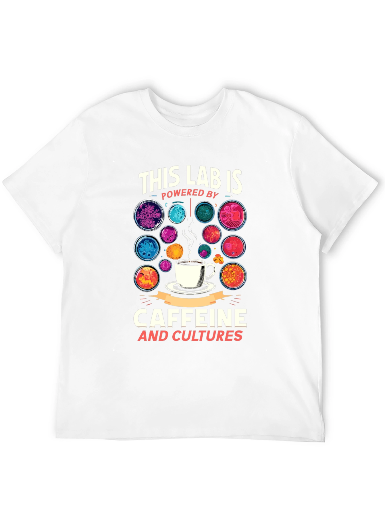 Black Lab Powered by Caffeine and Cultures Graphic Tee view 12