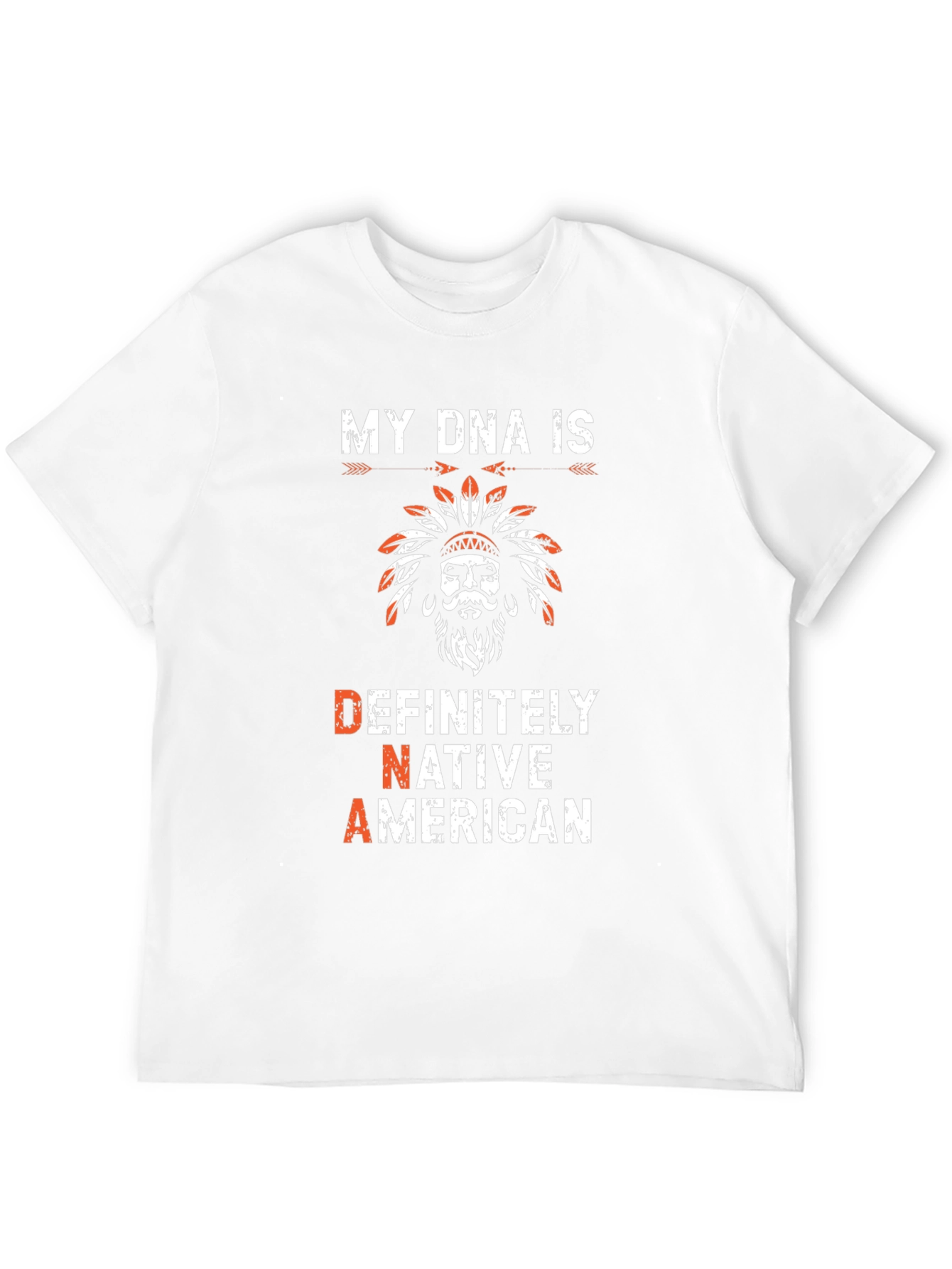 Black Native American DNA T-Shirt view 12