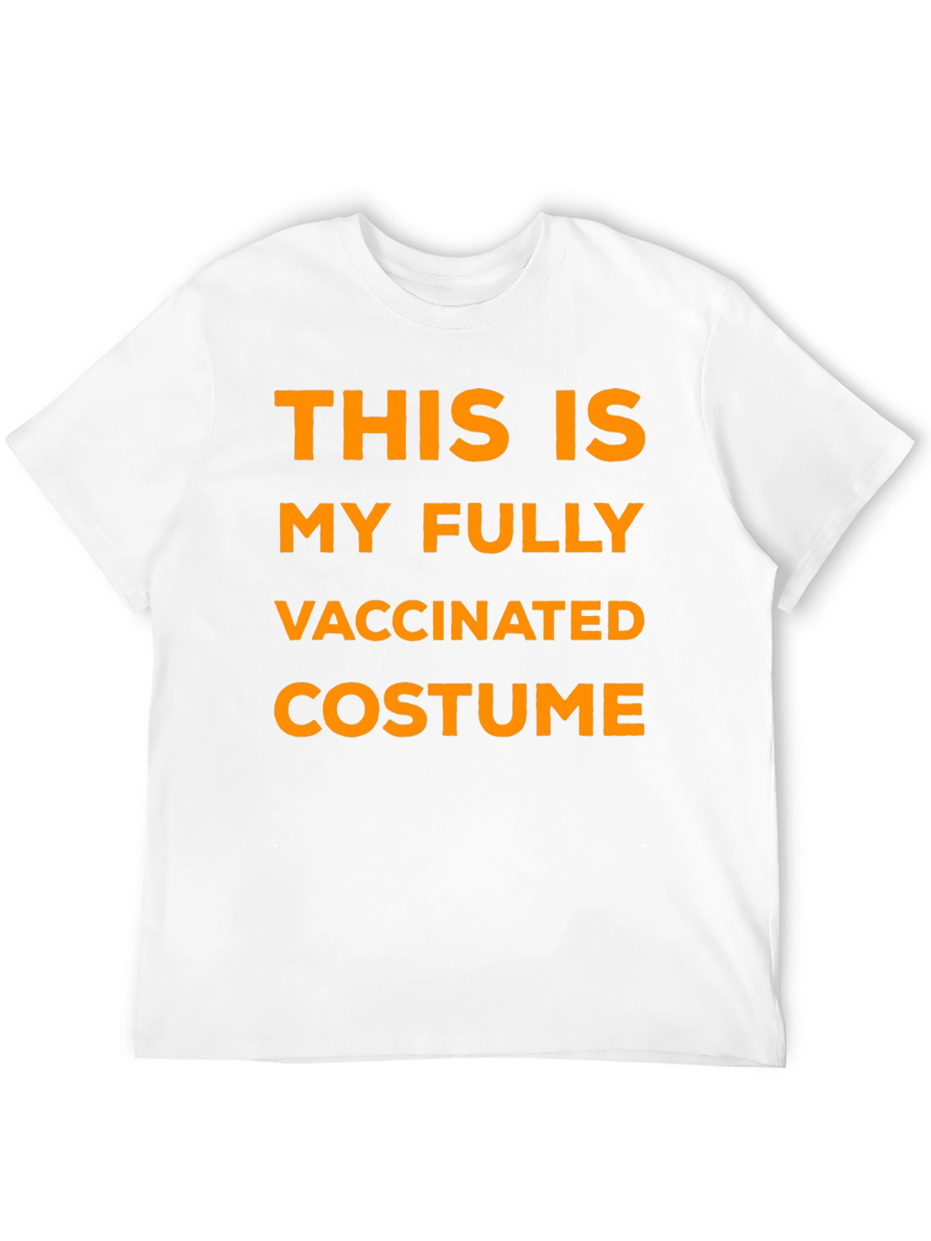 Black Fully Vaccinated Costume T-Shirt - Funny Halloween view 12
